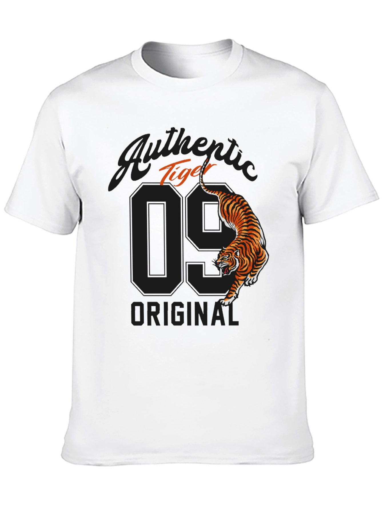 Authentic Tiger Graphic Tee - Cool Original Design