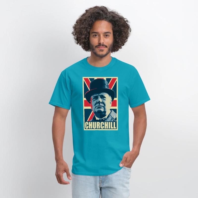 Winston Churhill Union Jack Propaganda Pop Art