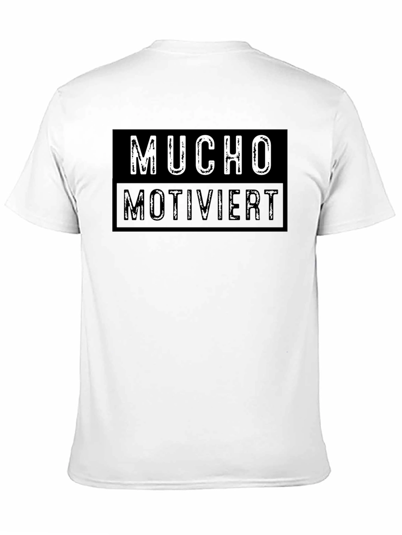 Mucho Motiviert Graphic Tee - Mens Black T-Shirt