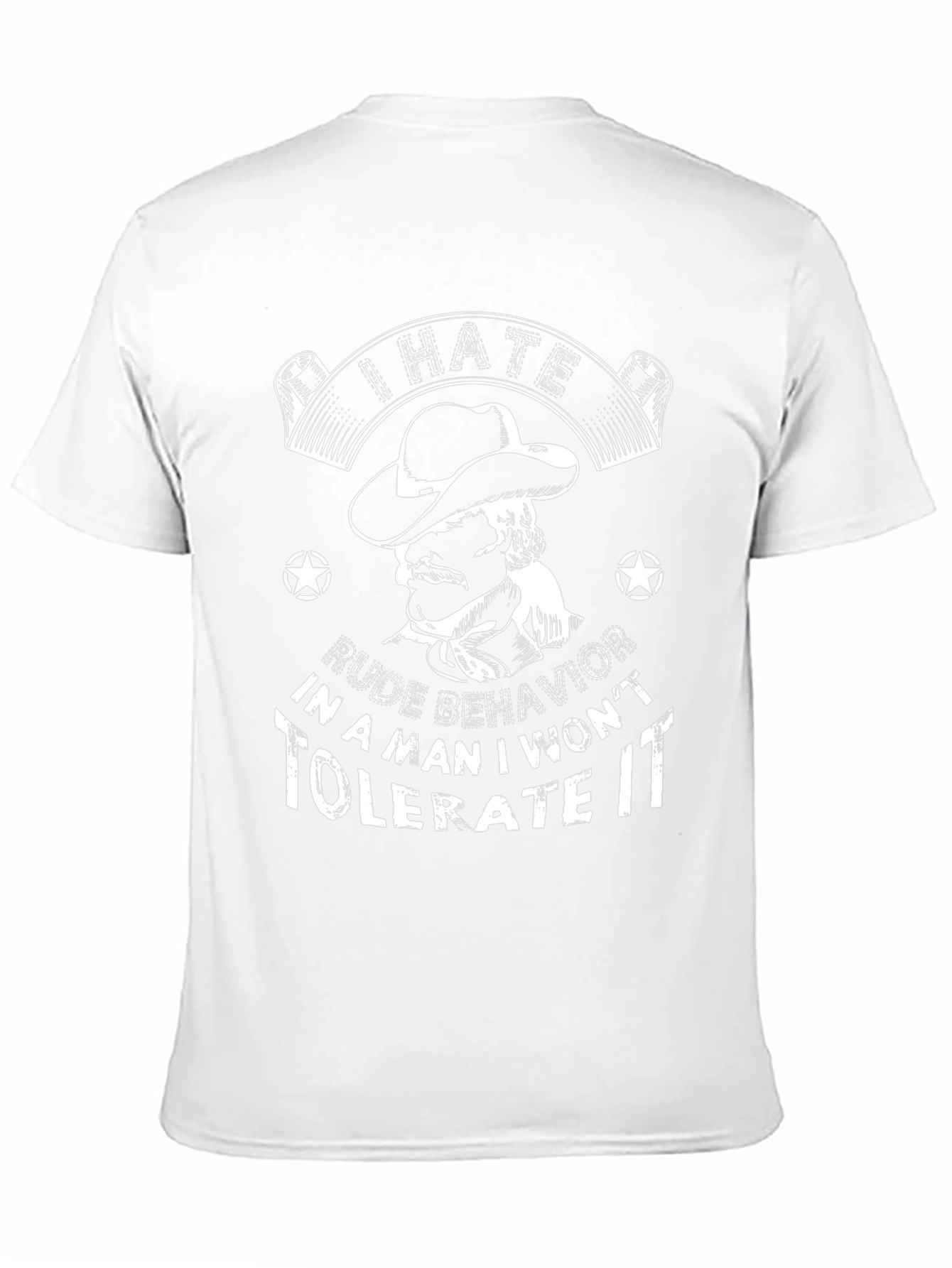 I Hate Rude Behavior Graphic T-Shirt