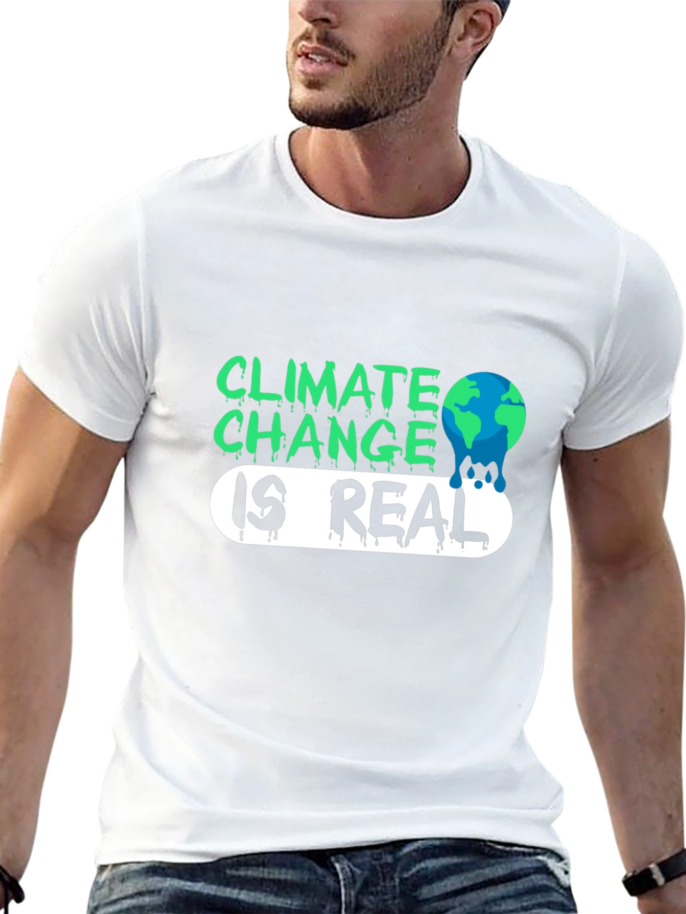 Climate Change is Real Graphic T-Shirt