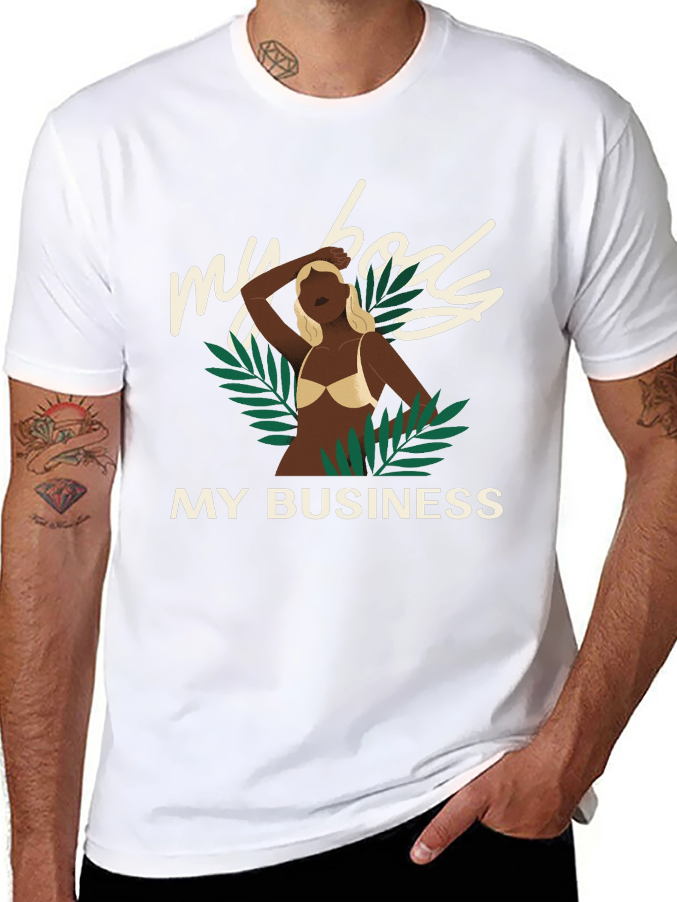 My Body My Business Graphic T-Shirt