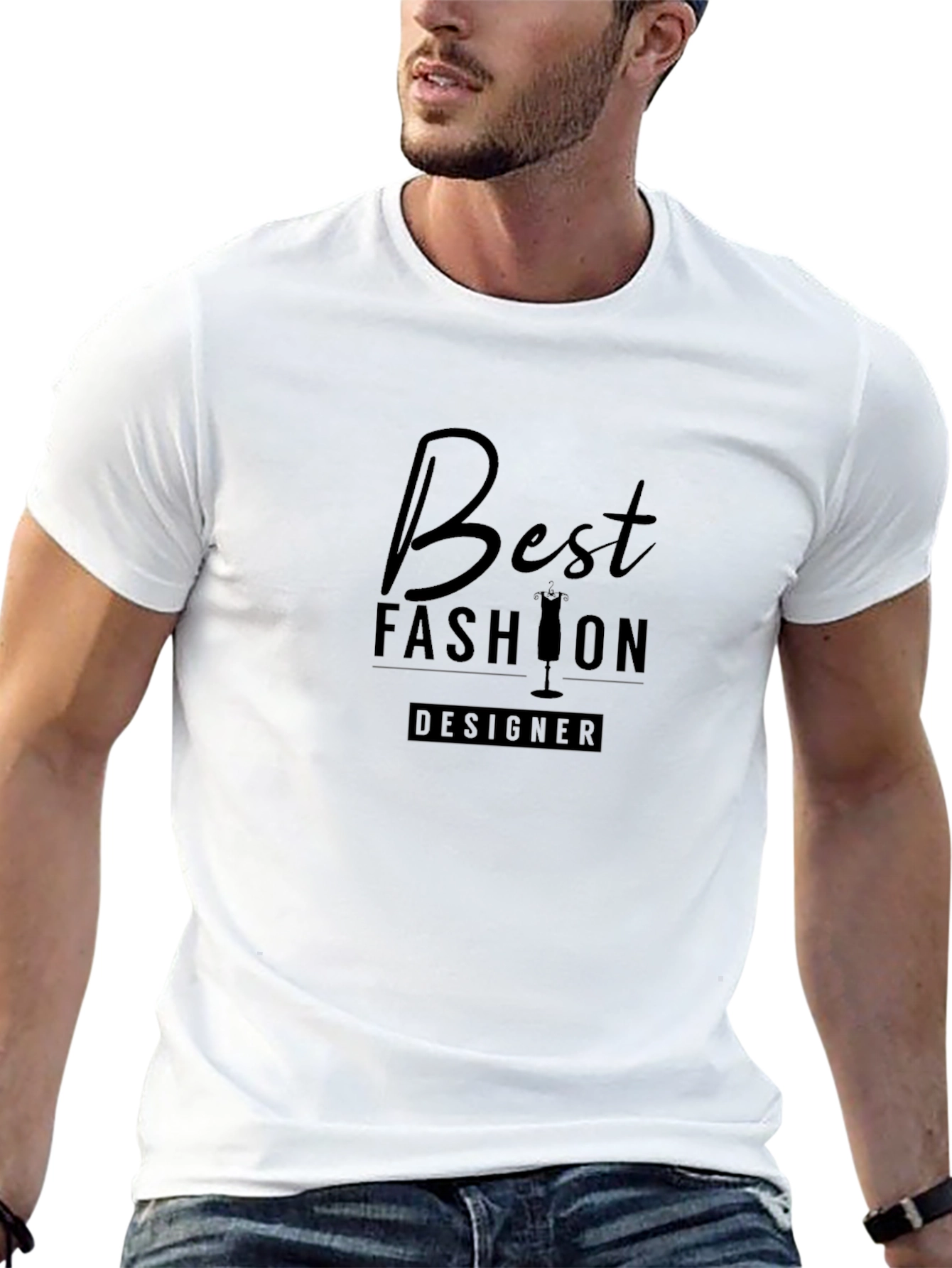 Best Fashion Designer Black T-Shirt