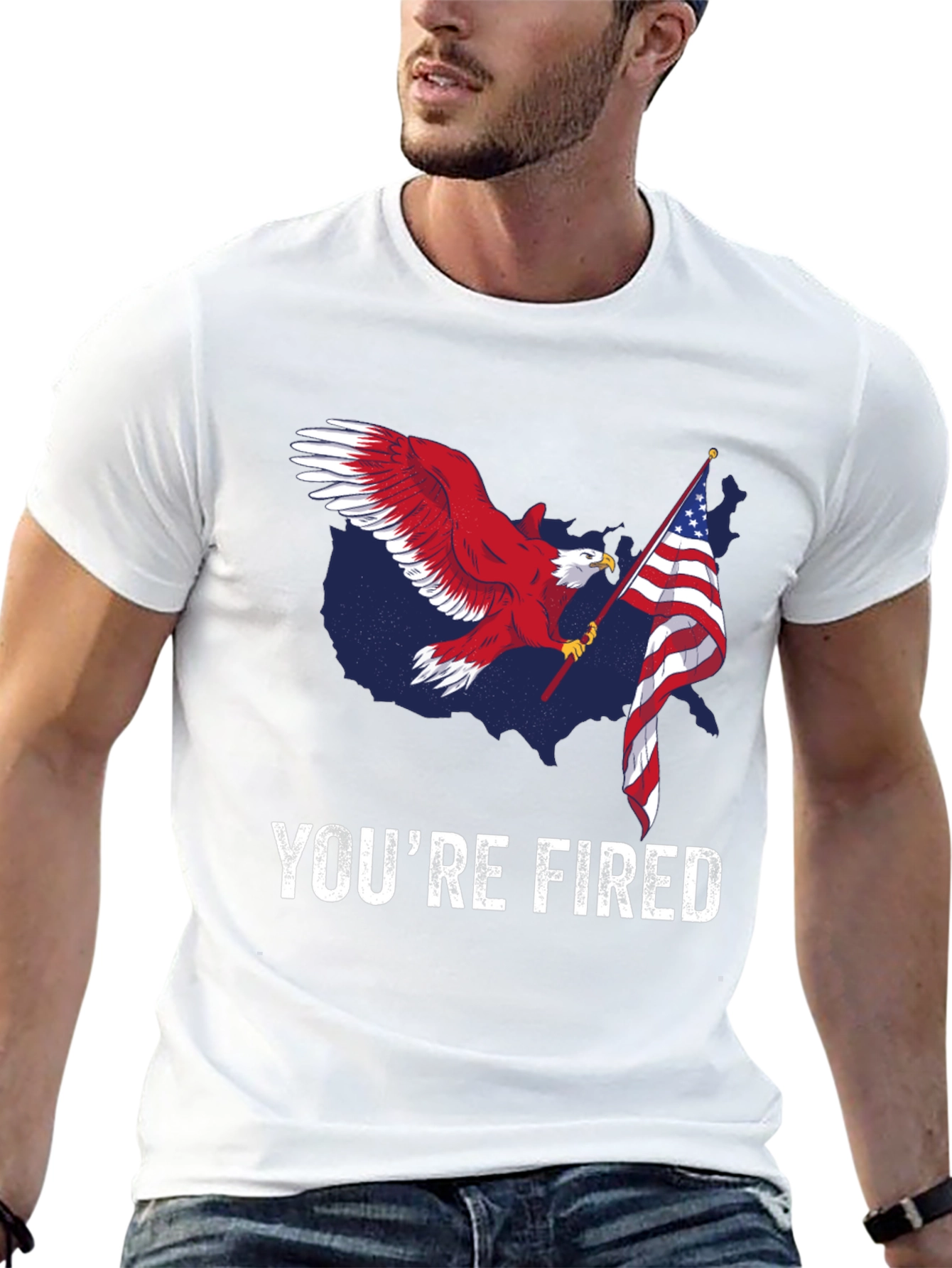 Youre Fired Eagle Flag T-Shirt