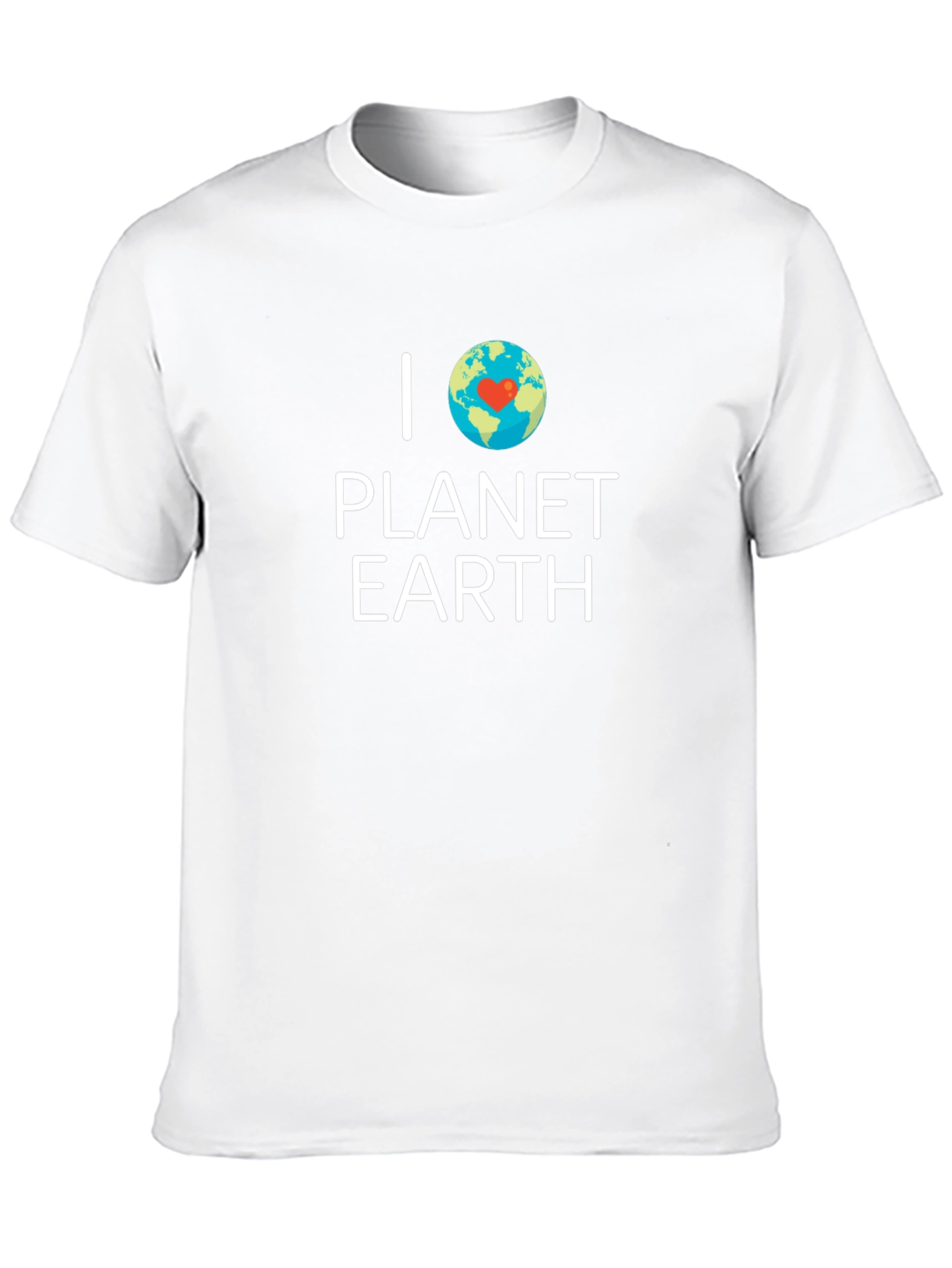 I Love Planet Earth Graphic Tee - Black