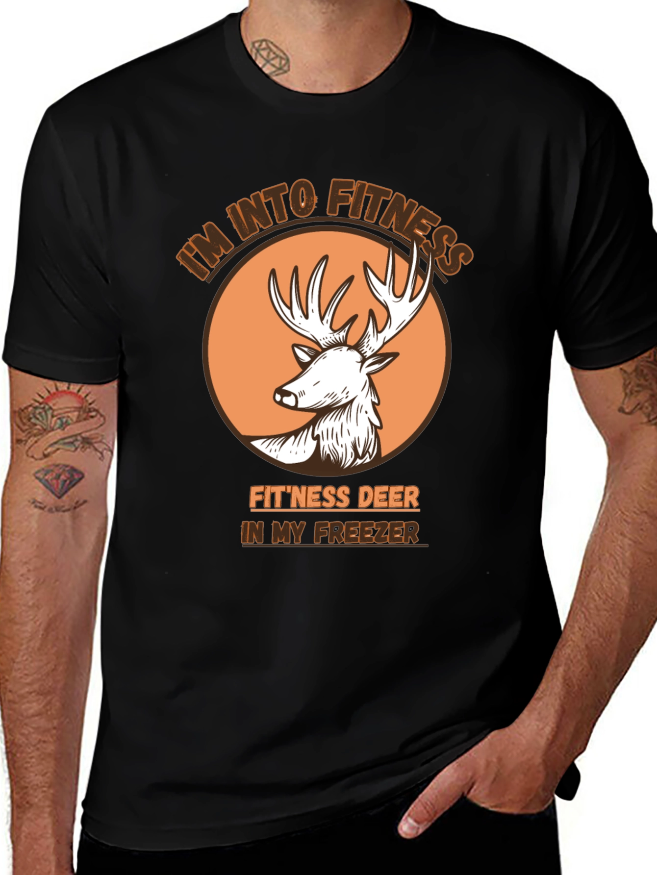 Fitness Deer T-Shirt - Im Into Fitness
