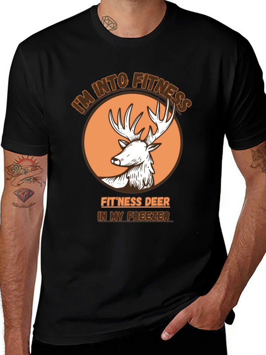 Fitness Deer T-Shirt - Im Into Fitness