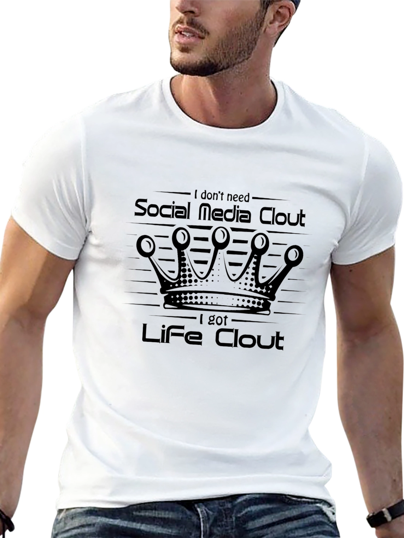 Life Clout T-Shirt - Social Media Statement Tee
