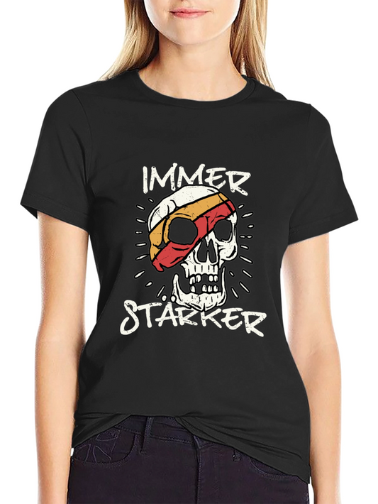 Immer Starker Skull Graphic Tee