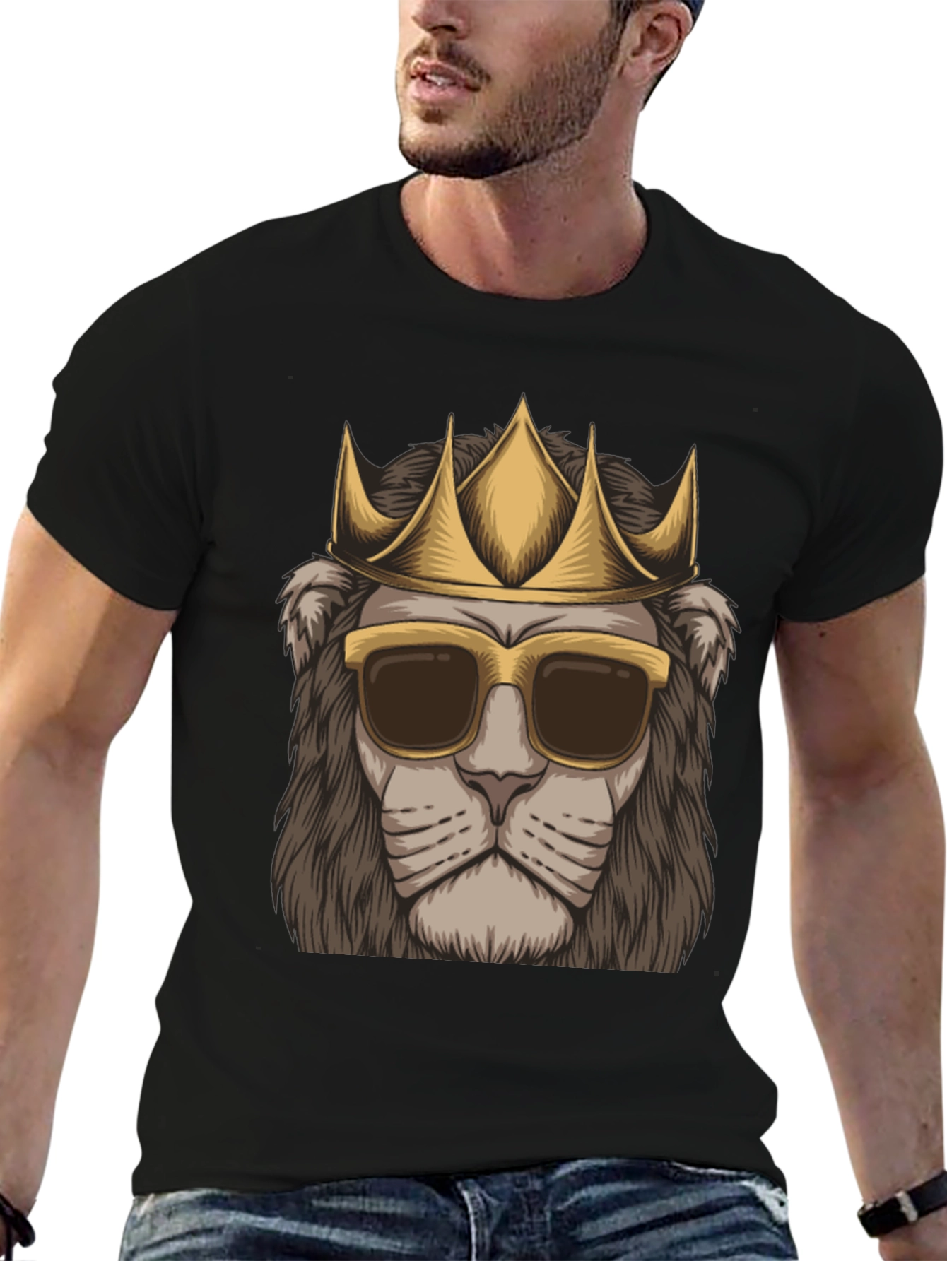 Lion King T-Shirt - Cool Animal Graphic Tee