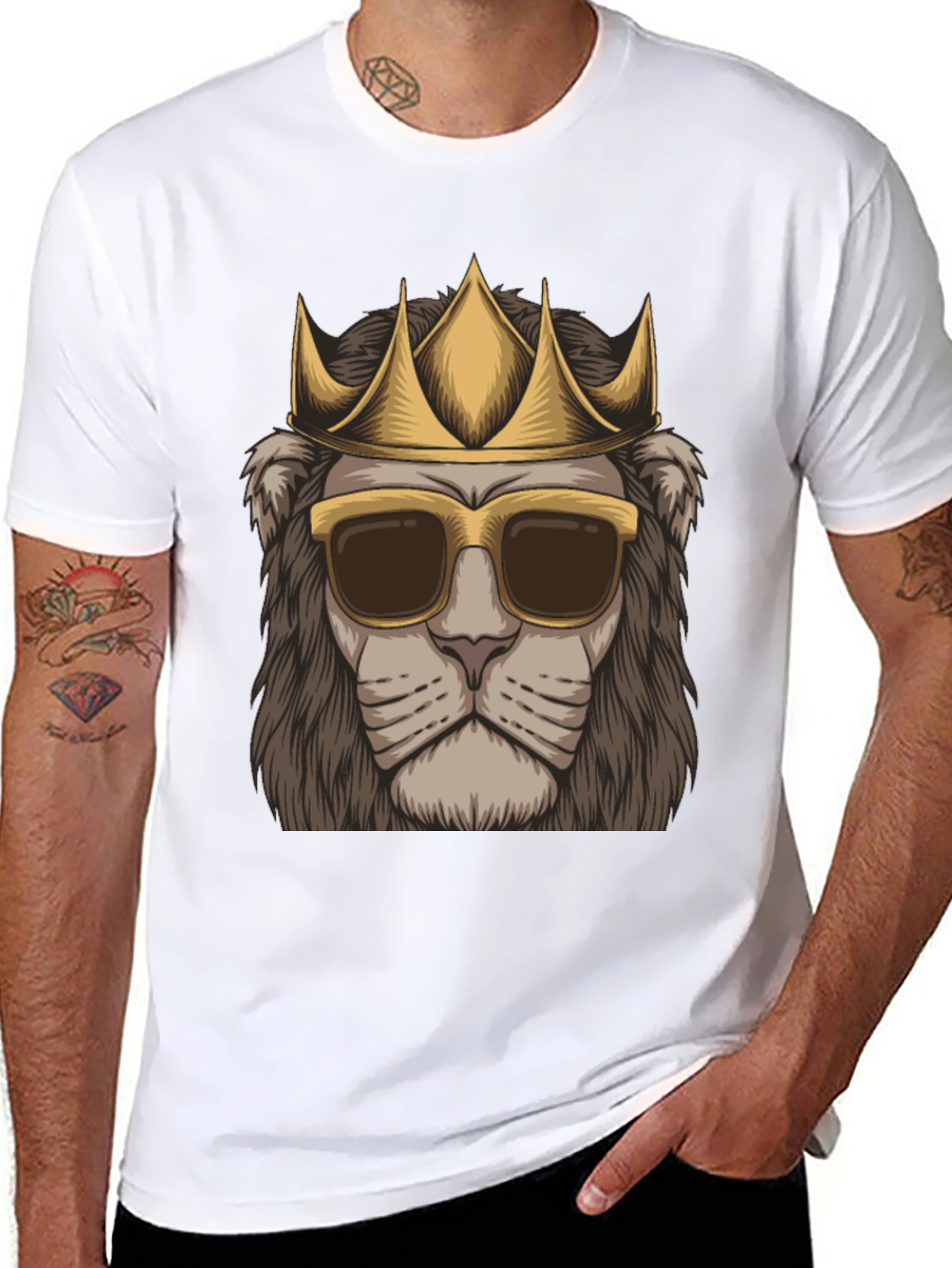 Lion King T-Shirt - Cool Animal Graphic Tee