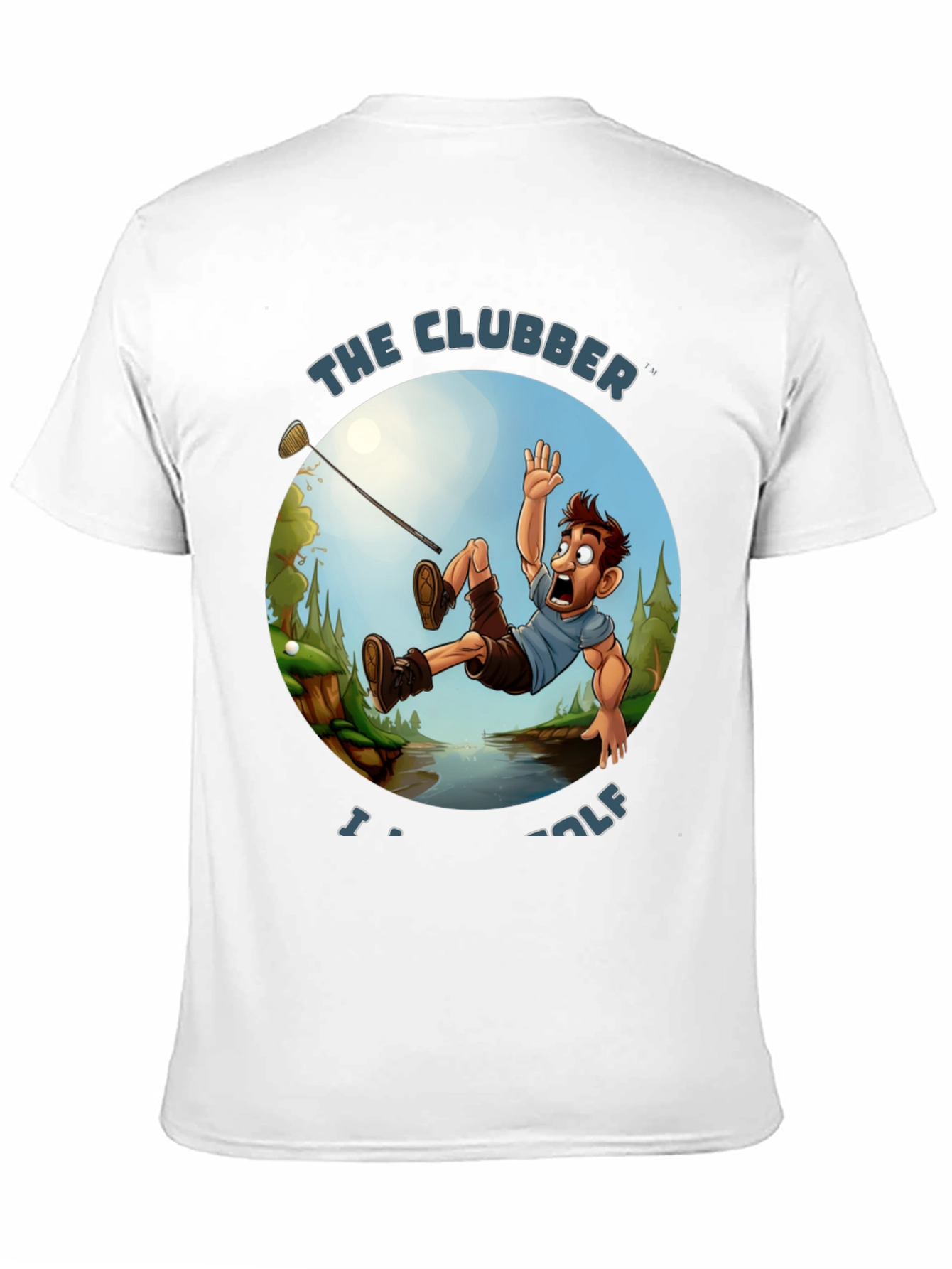 The Clubber Golf T-Shirt - Funny Graphic Tee