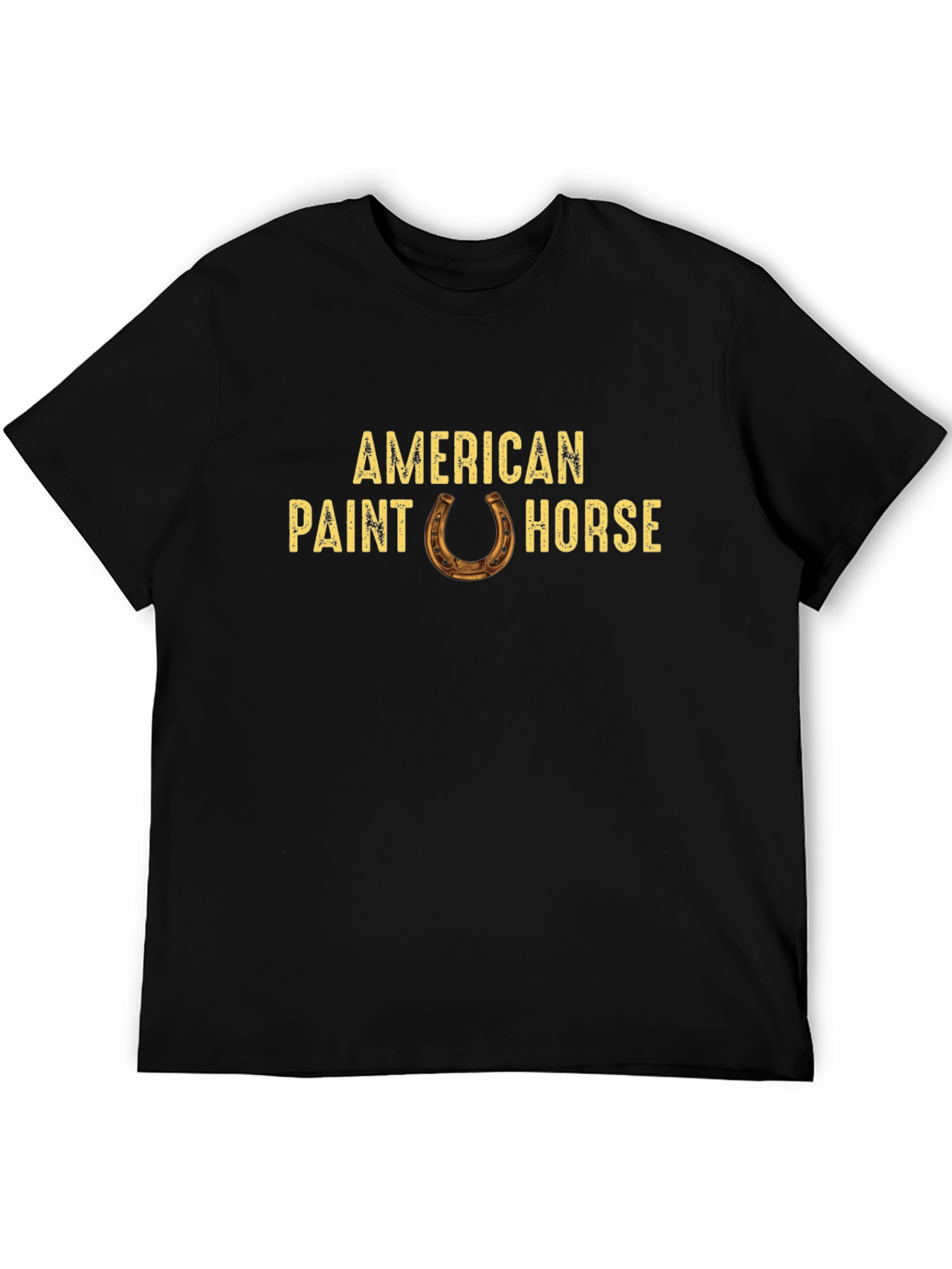 American Paint Horse T-Shirt Horseshoe Graphic Tee