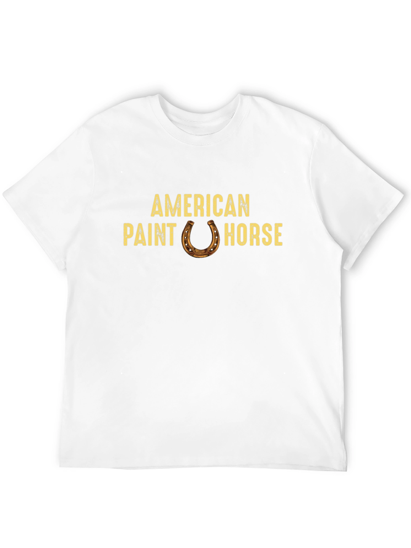 American Paint Horse T-Shirt Horseshoe Graphic Tee