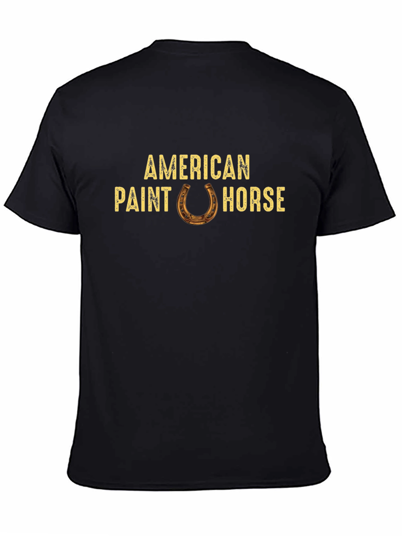 American Paint Horse T-Shirt Horseshoe Graphic Tee