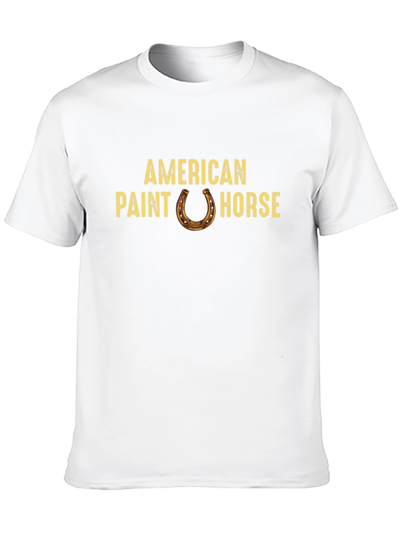 American Paint Horse T-Shirt Horseshoe Graphic Tee