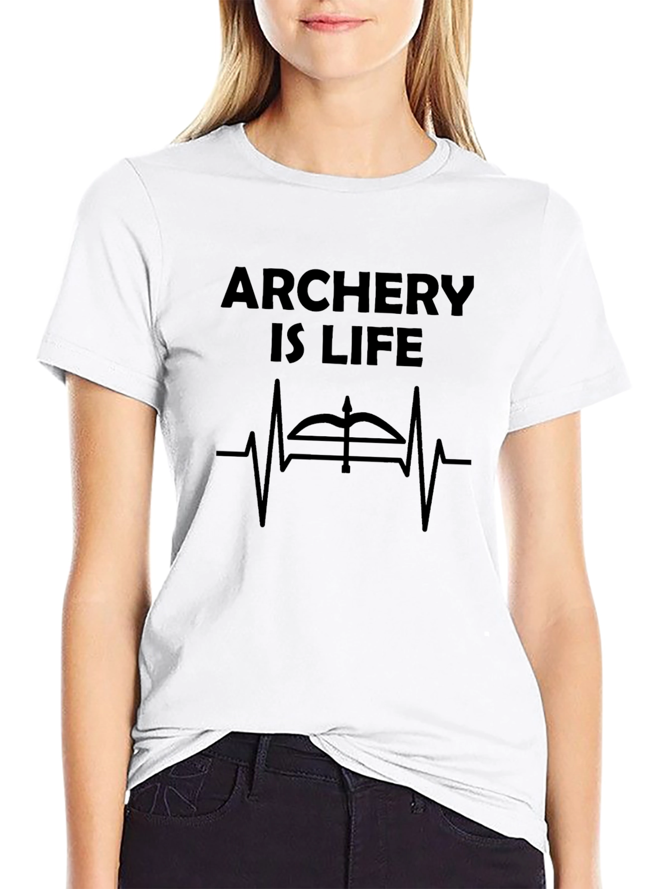 Archery Is Life T-Shirt Bow and Arrow Design