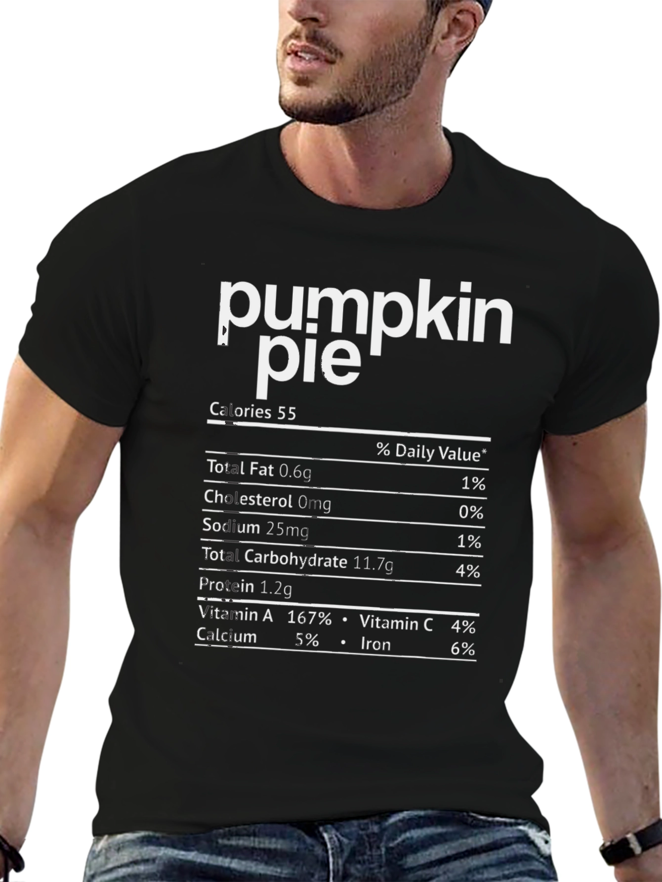 Pumpkin Pie Nutrition Facts Novelty T-Shirt