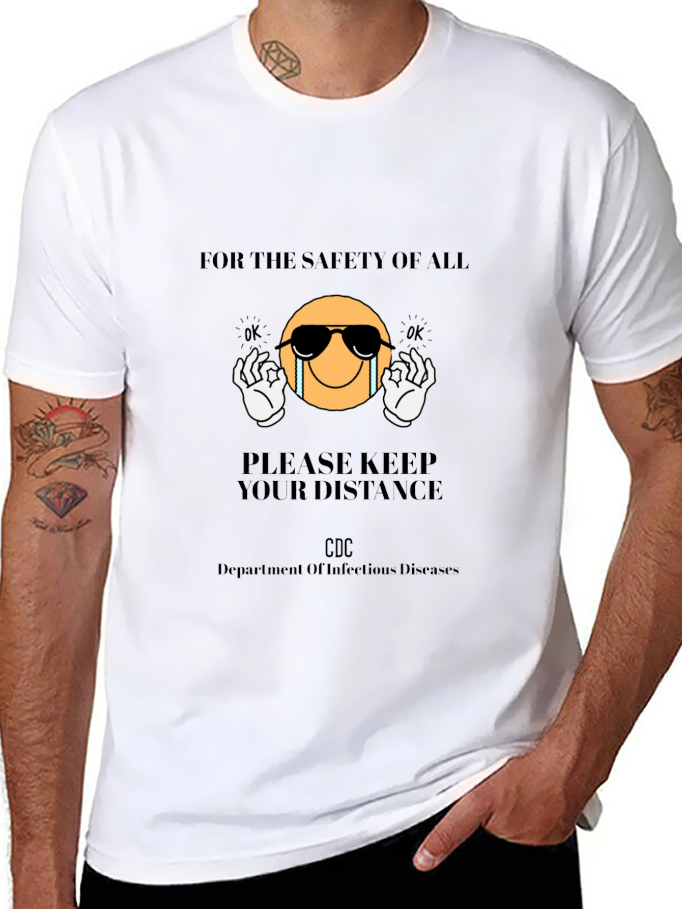 Social Distancing T-Shirt: Safety First