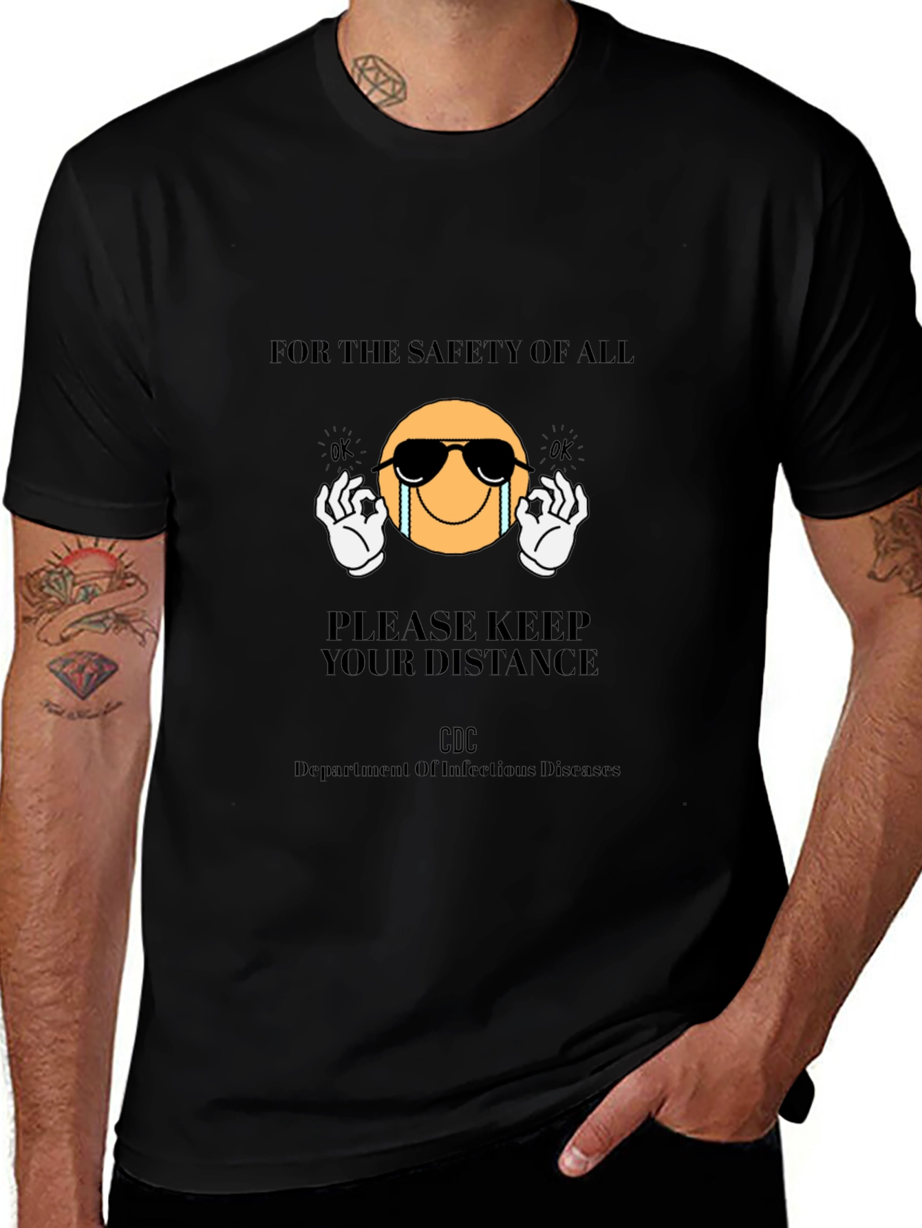 Social Distancing T-Shirt: Safety First