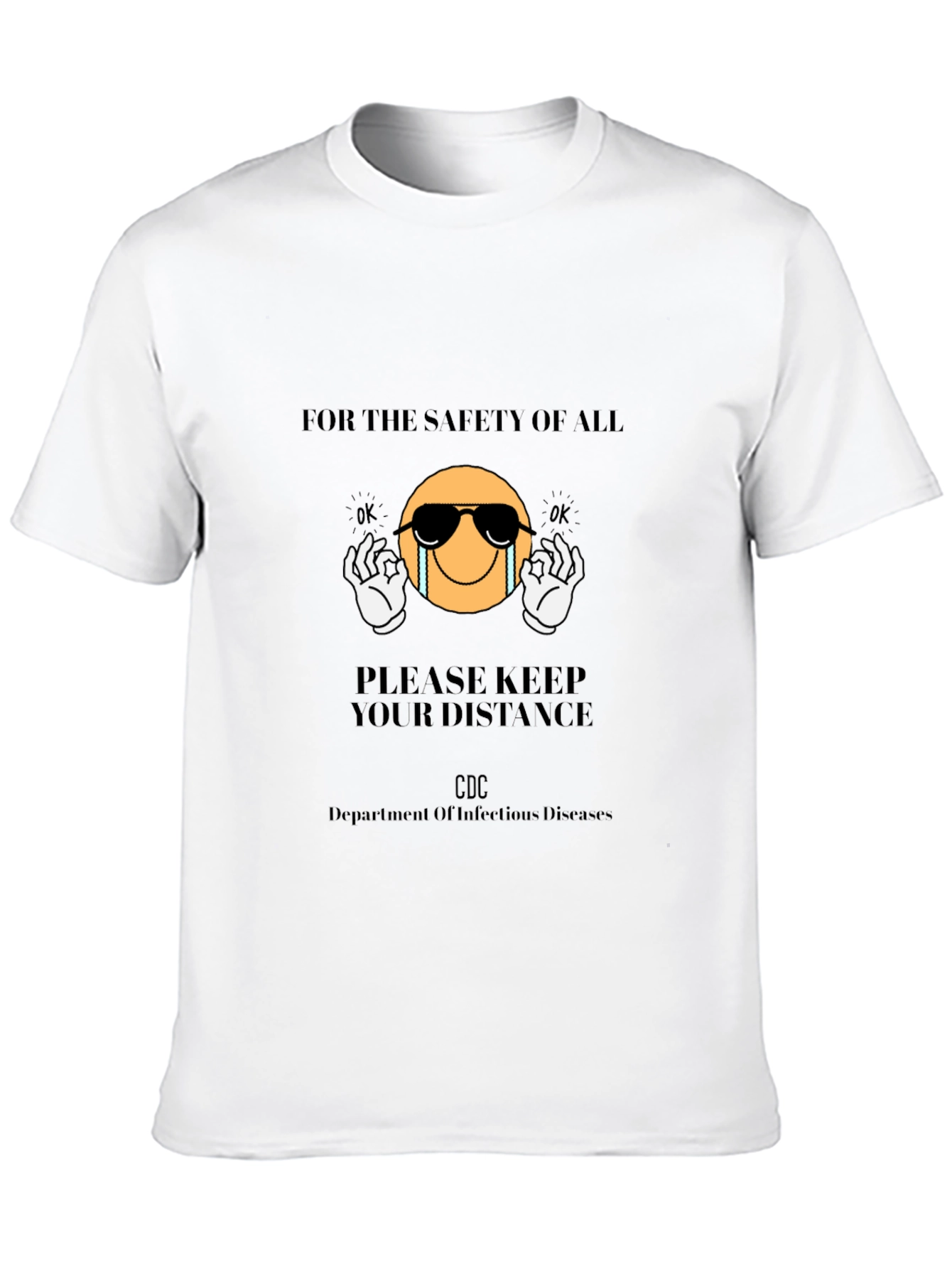 Social Distancing T-Shirt: Safety First
