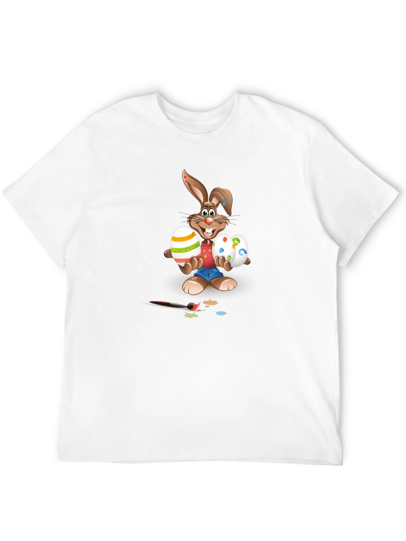 Easter Bunny Painting Eggs T-Shirt