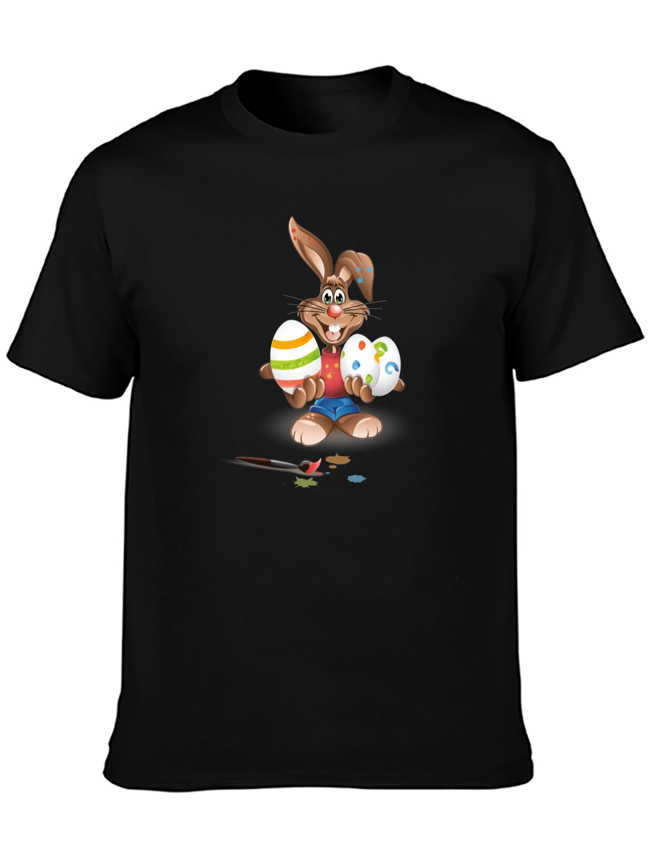 Easter Bunny Painting Eggs T-Shirt