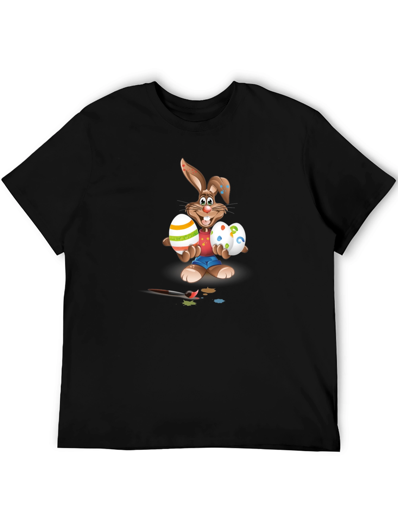 Easter Bunny Painting Eggs T-Shirt