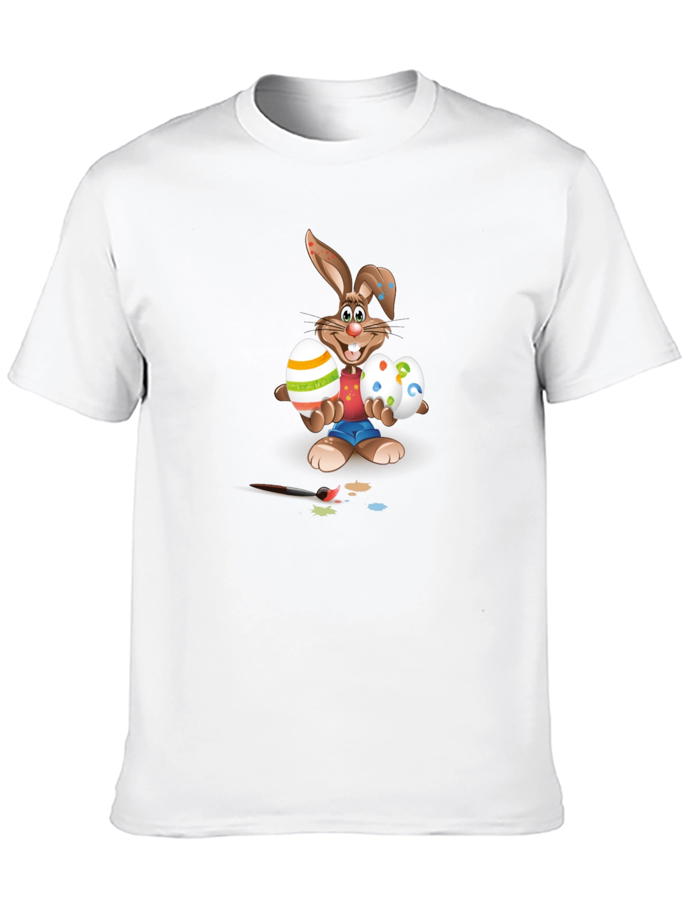 Easter Bunny Painting Eggs T-Shirt