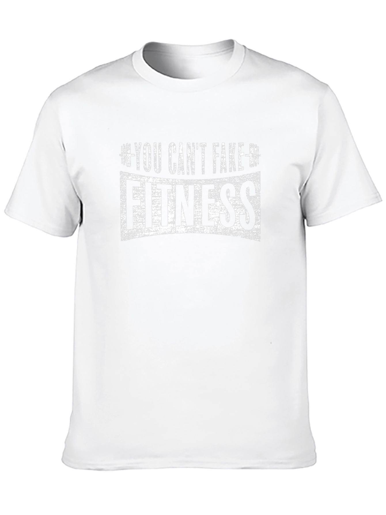 You Cant Fake Fitness Graphic Tee - Black