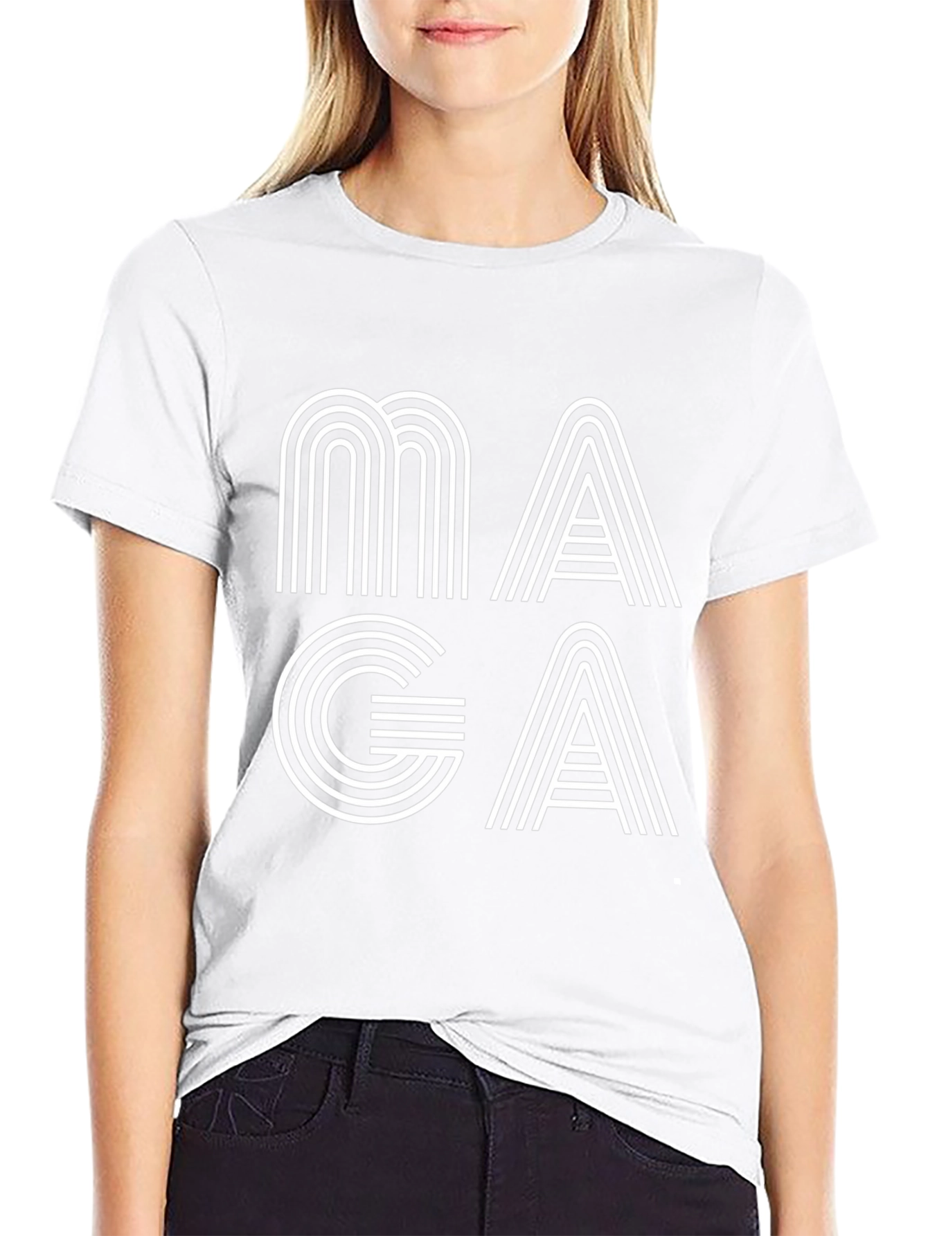 Modern Graphic Tee: Bold Letter Design