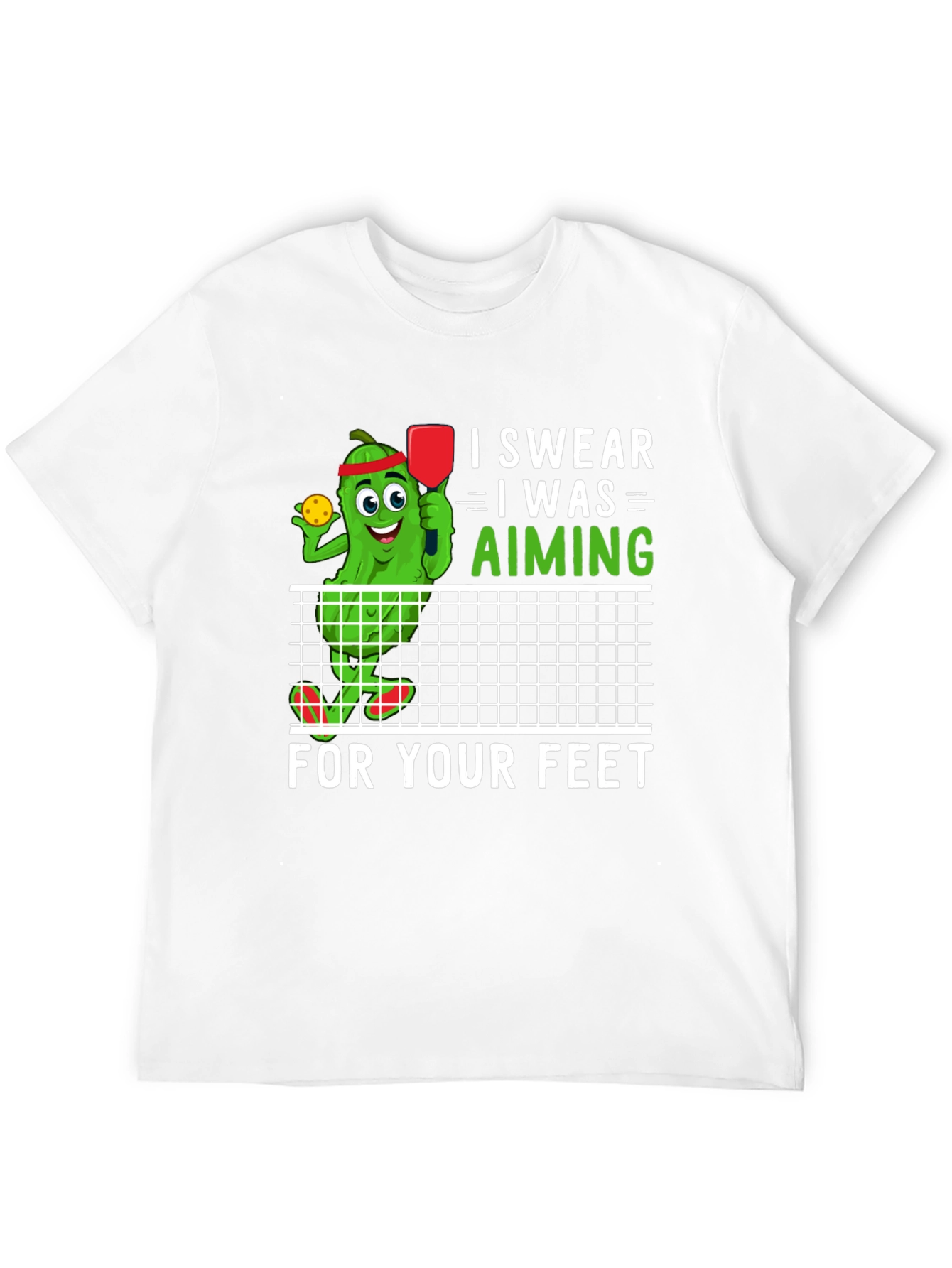 Funny Pickleball T-Shirt: I Swear I Was Aiming