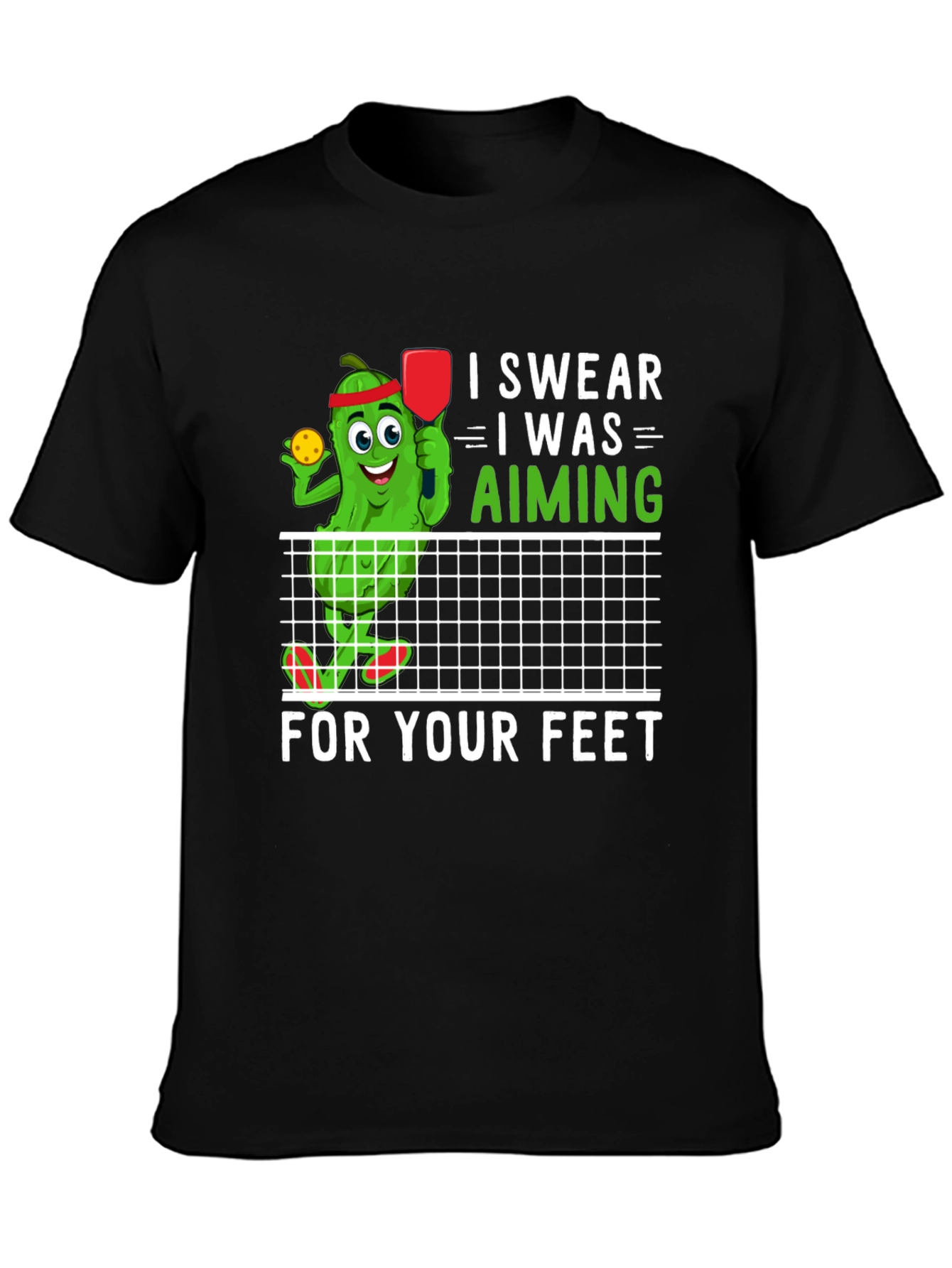 Funny Pickleball T-Shirt: I Swear I Was Aiming