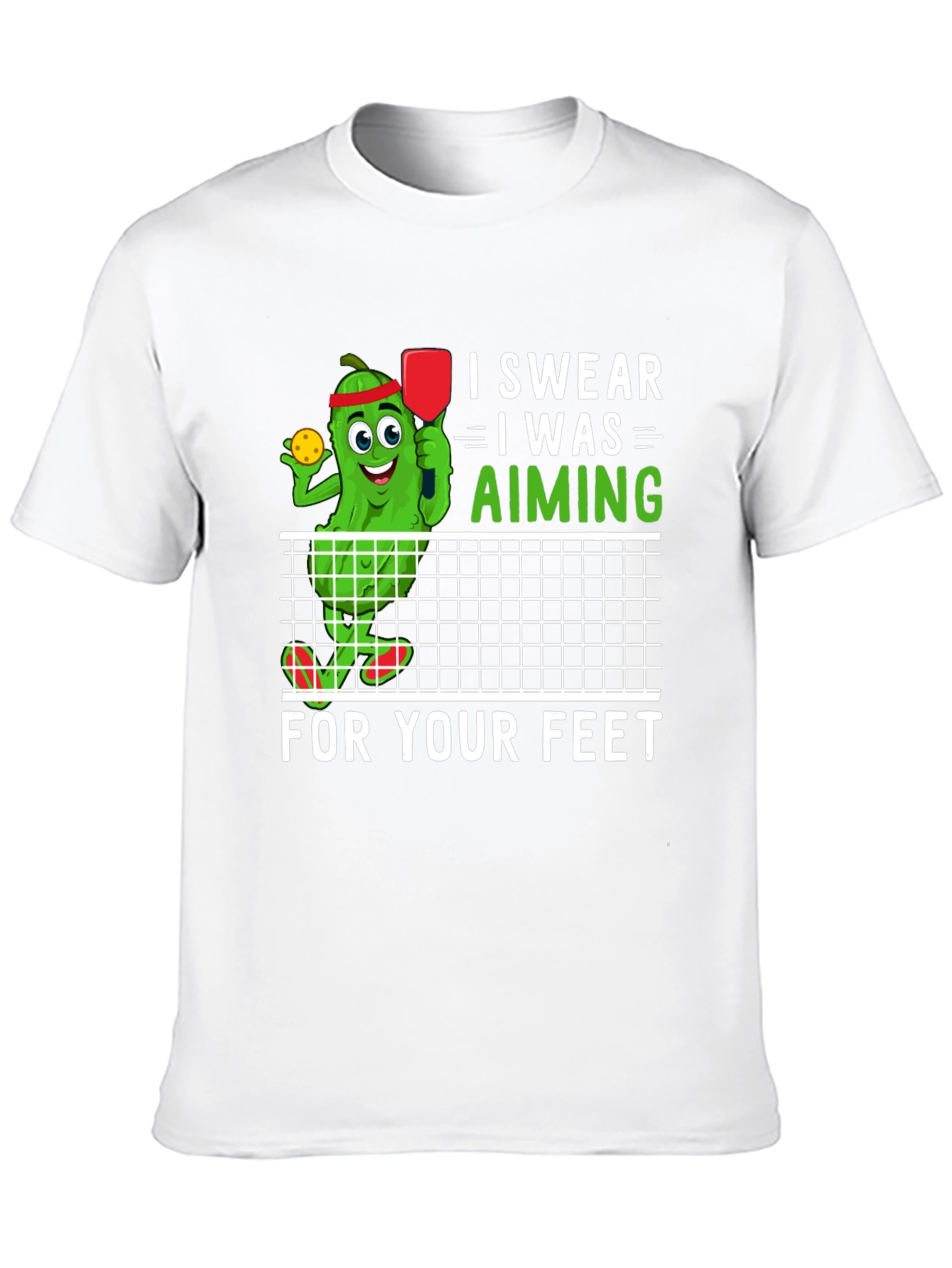 Funny Pickleball T-Shirt: I Swear I Was Aiming