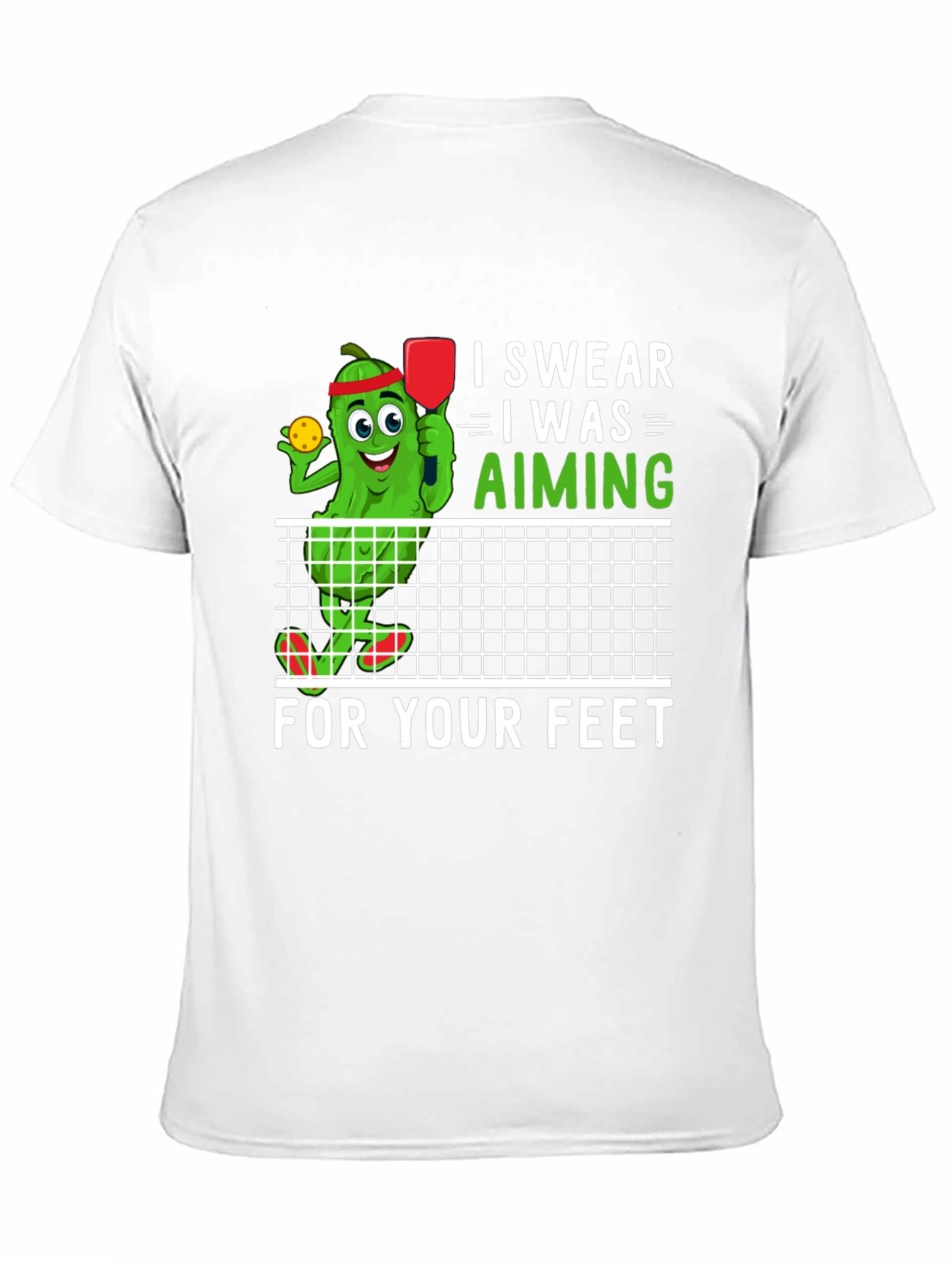 Funny Pickleball T-Shirt: I Swear I Was Aiming