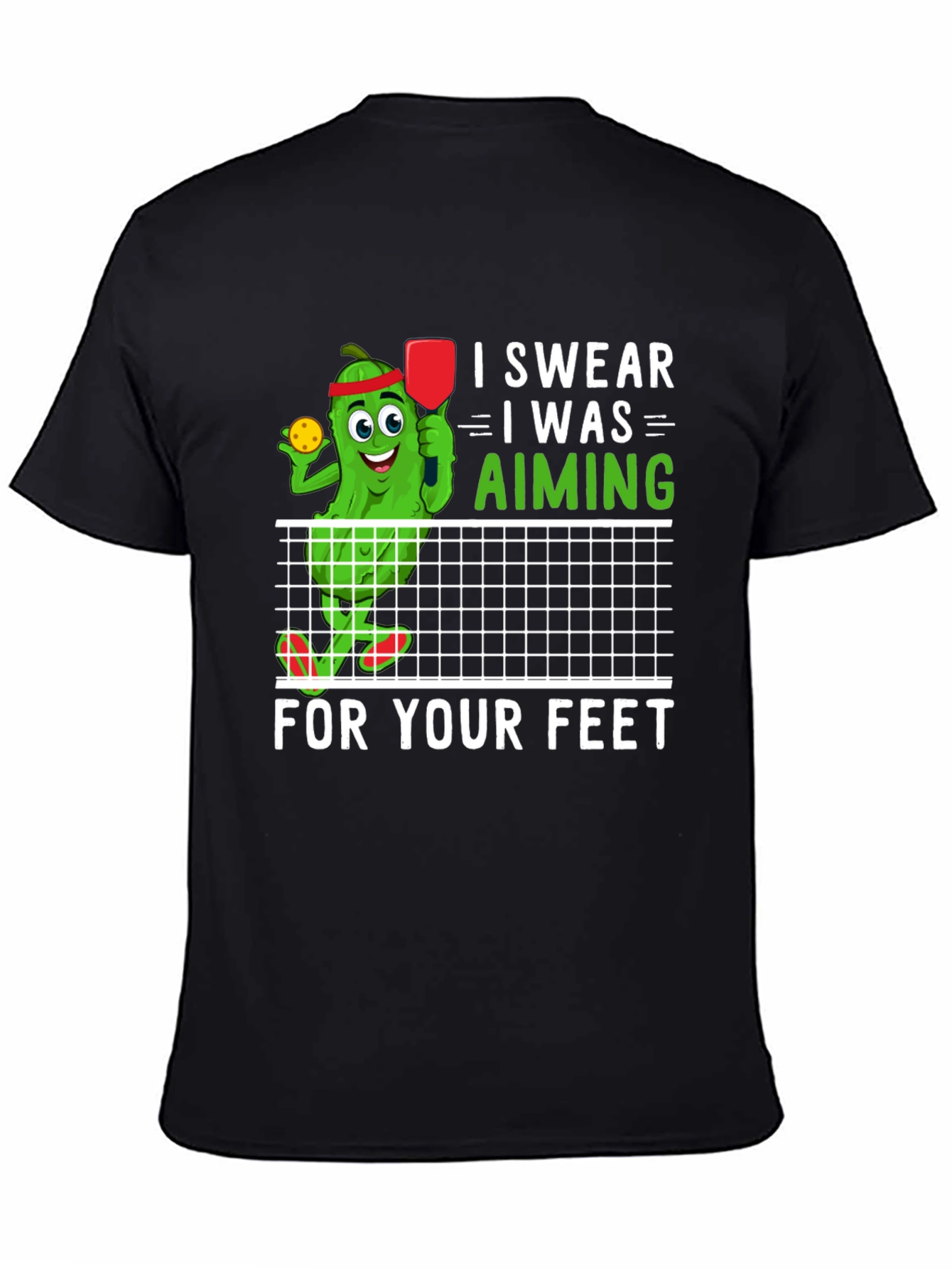 Funny Pickleball T-Shirt: I Swear I Was Aiming