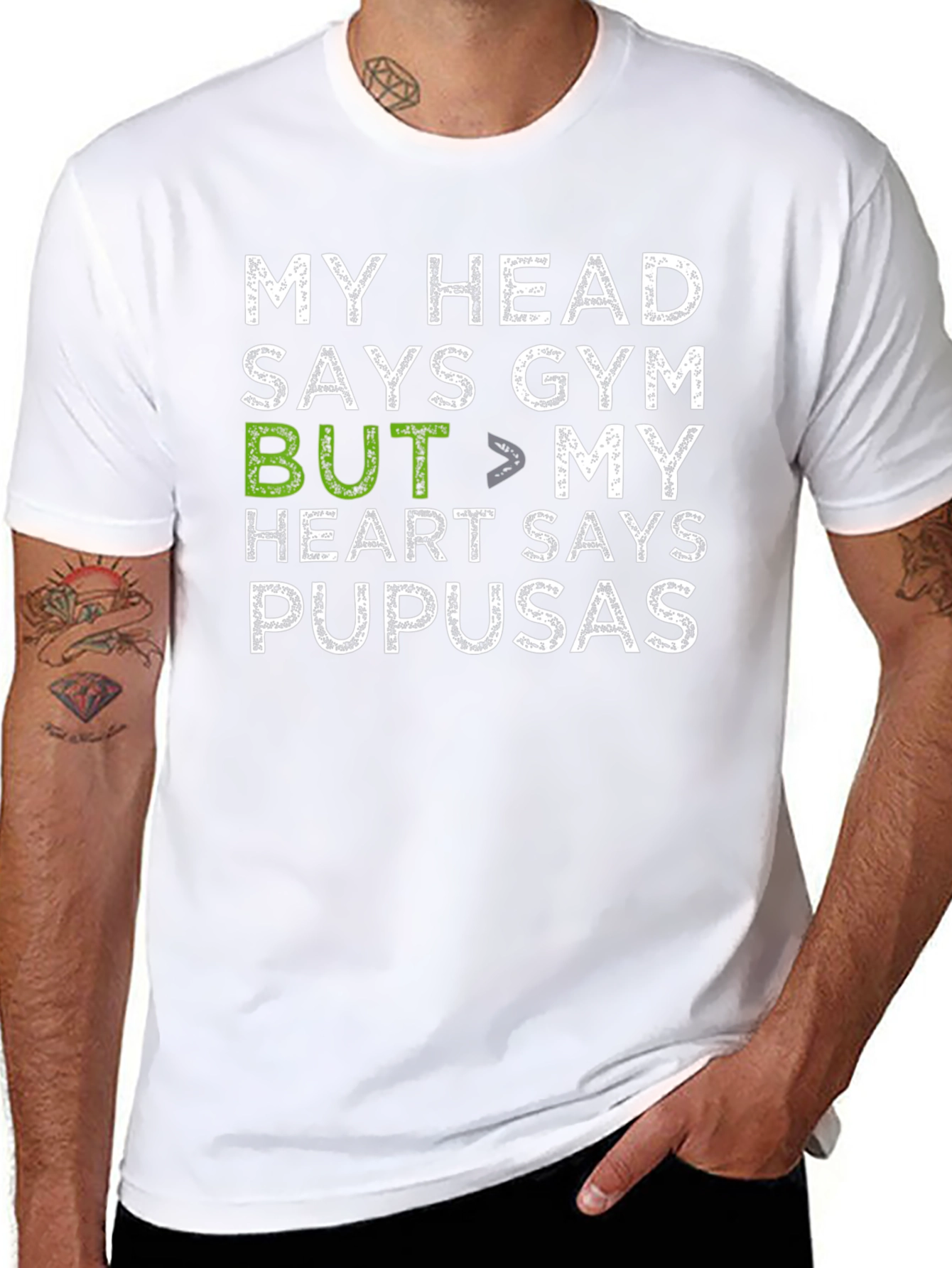 Gym vs Pupusas Graphic Tee