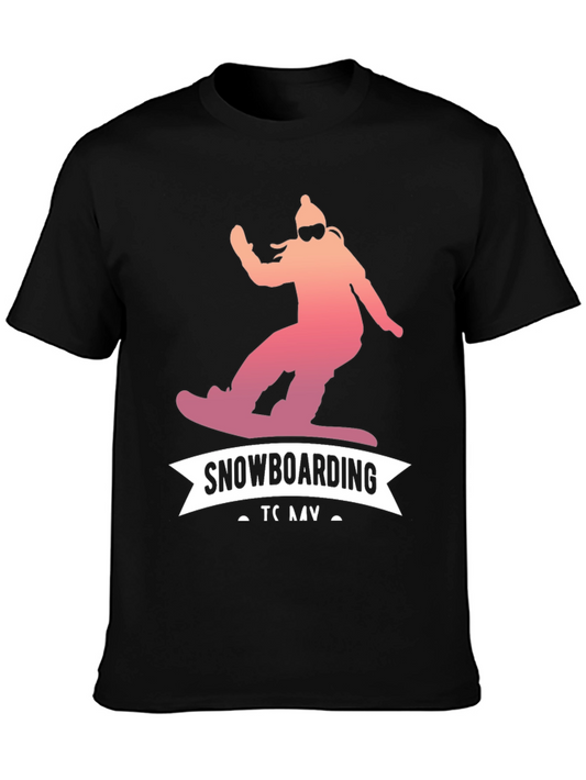 Snowboarding T-Shirt - Ride in Style
