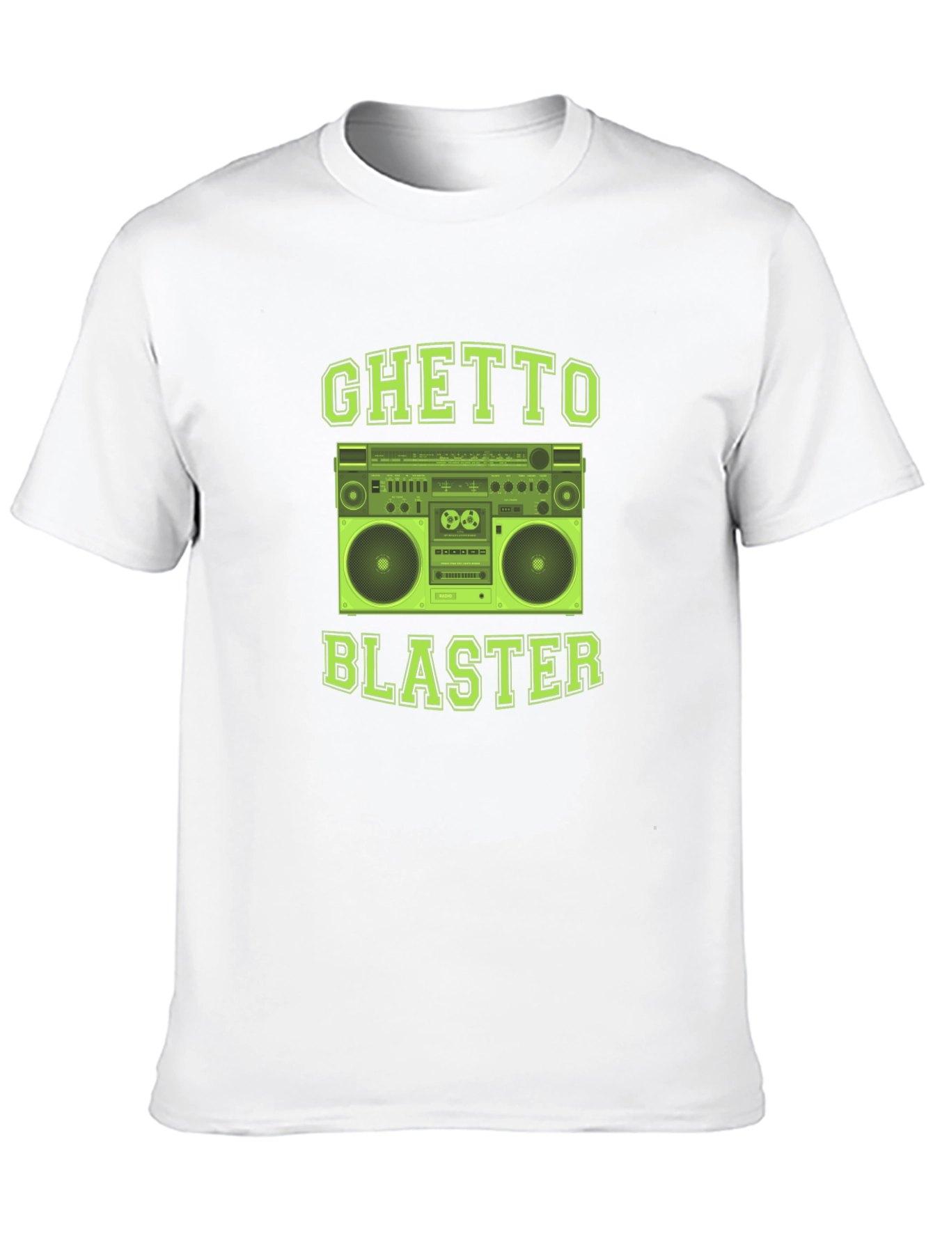 Ghetto Blaster Graphic Tee - Retro Boombox T-Shirt