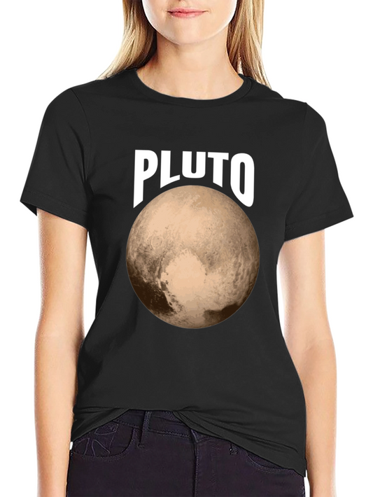 Pluto Planet Graphic T-Shirt