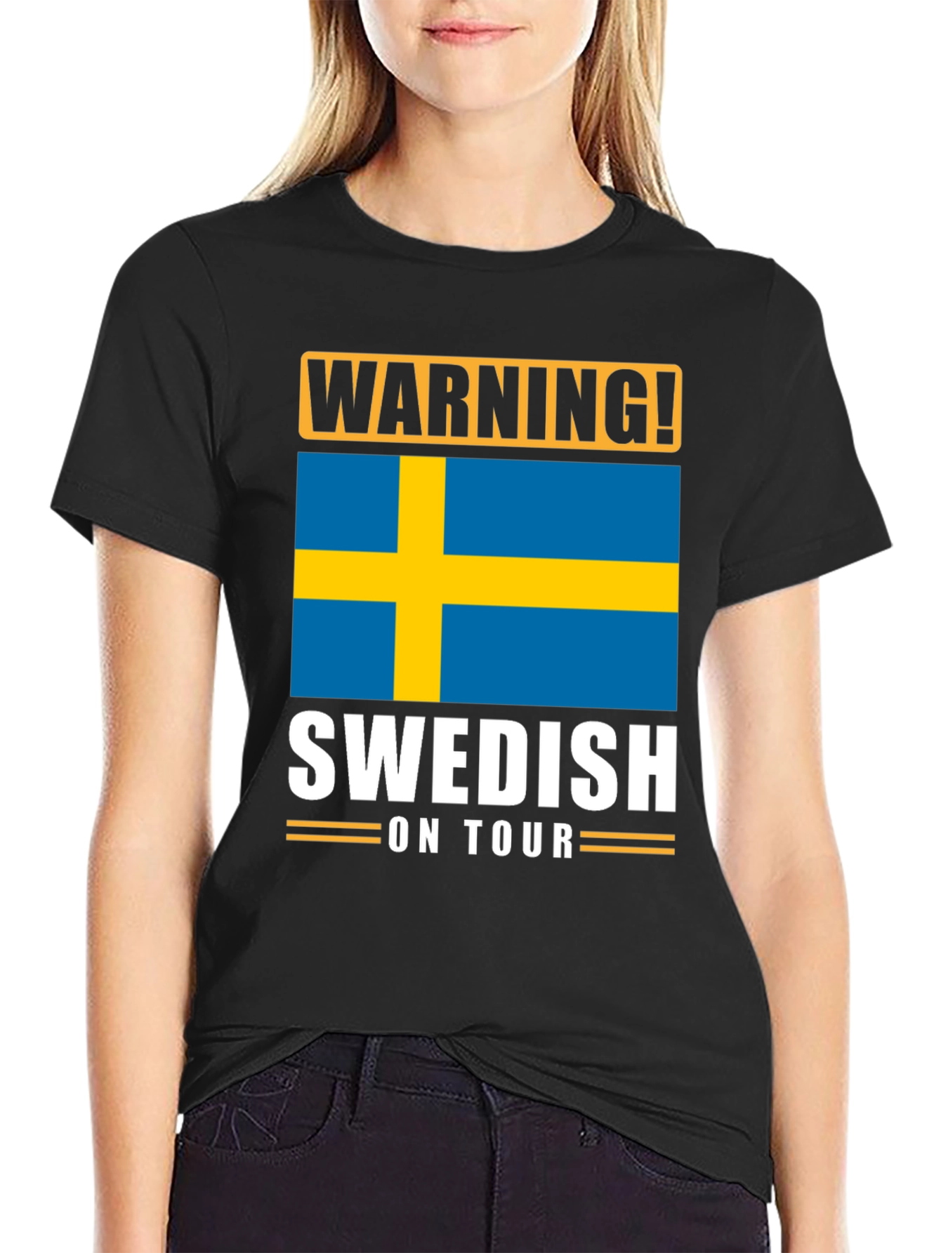 Warning! Swedish on Tour T-Shirt