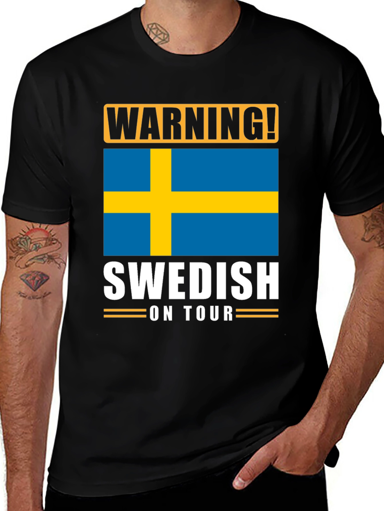 Warning! Swedish on Tour T-Shirt
