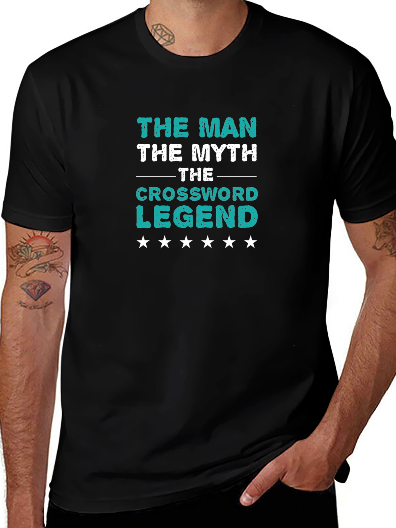 The Crossword Legend T-Shirt - Mythical Mans Tee