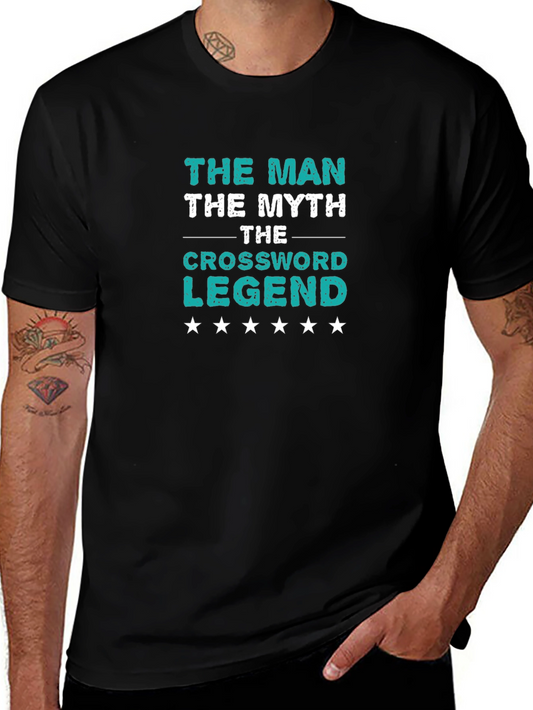 The Crossword Legend T-Shirt - Mythical Mans Tee