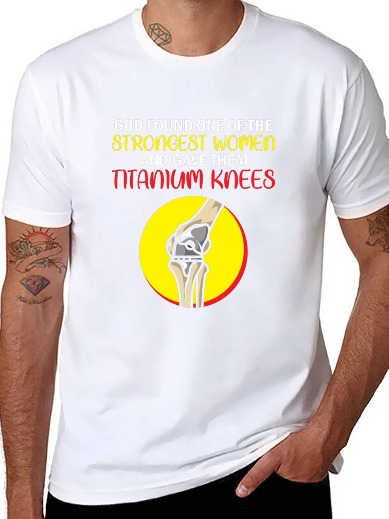 Strong Women Titanium Knees Graphic Tee