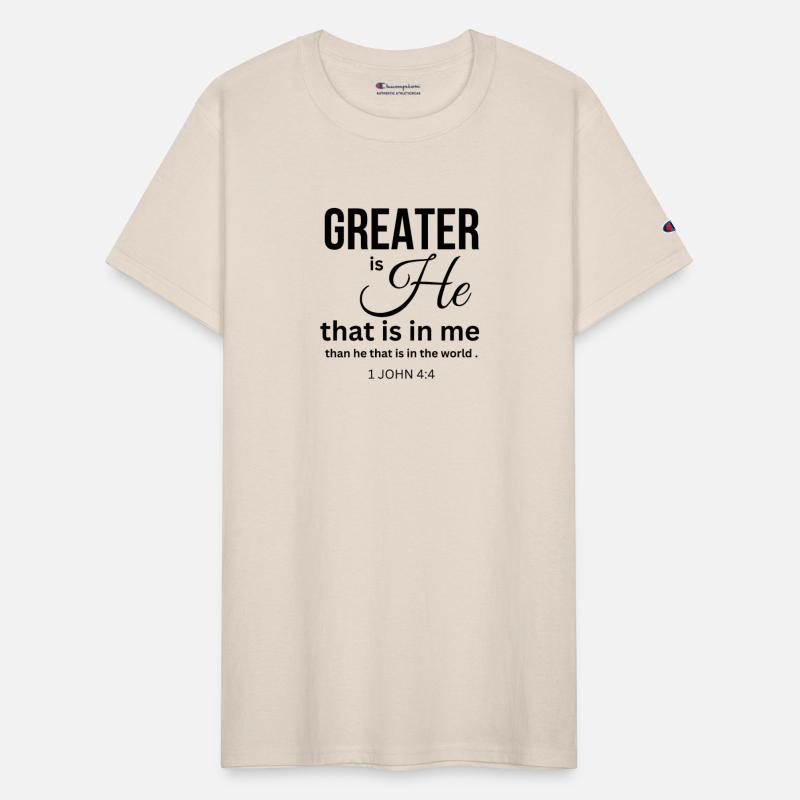 1 John 4:4 - Greater is He that is in me Scripture