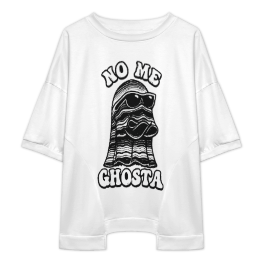 No Me Ghosta Retro Ghost Graphic Tee – Funny Hispanic Humor Halloween Shirt(z1141)