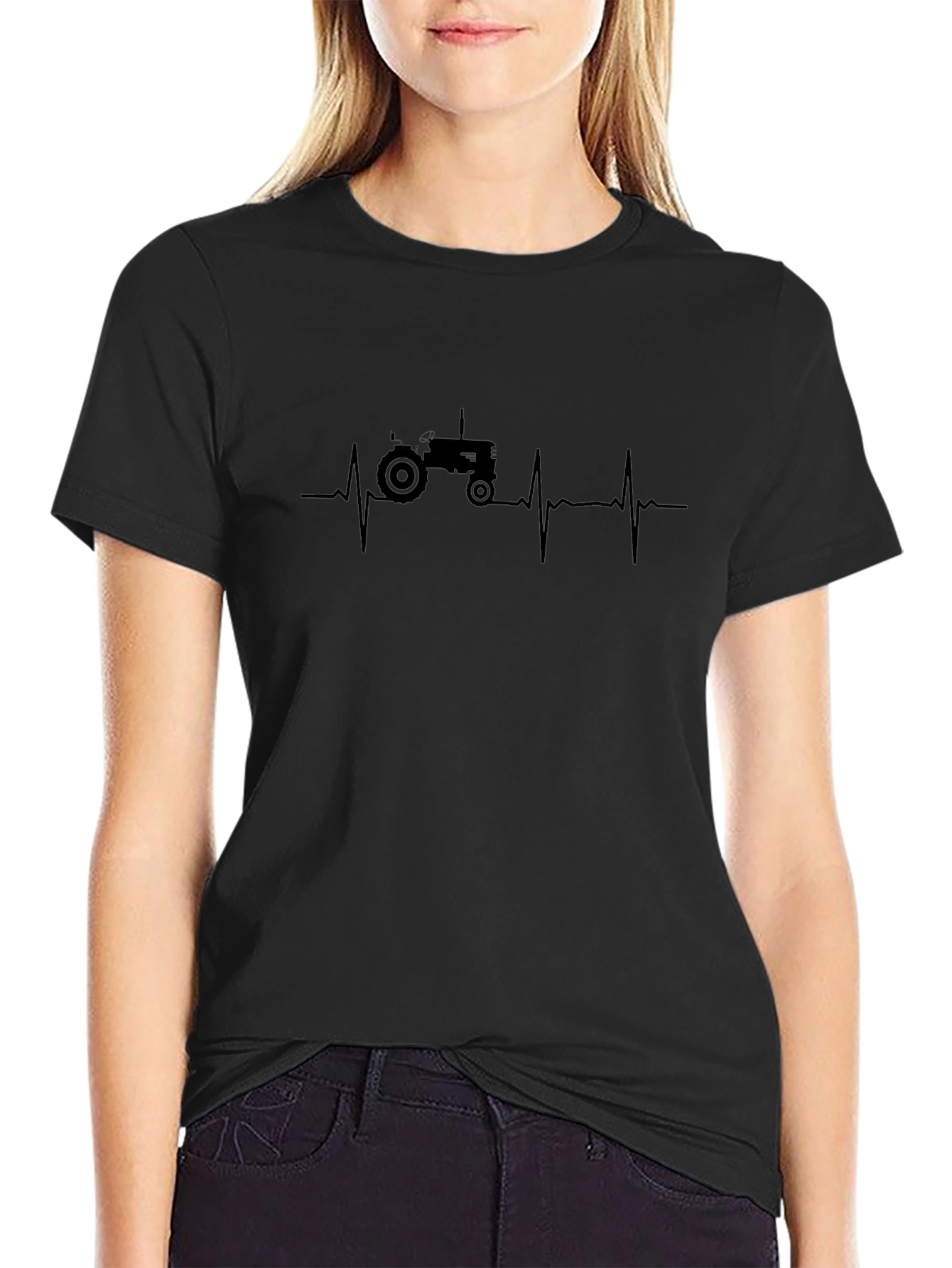 Tractor Heartbeat T-Shirt - Farming Life Tee