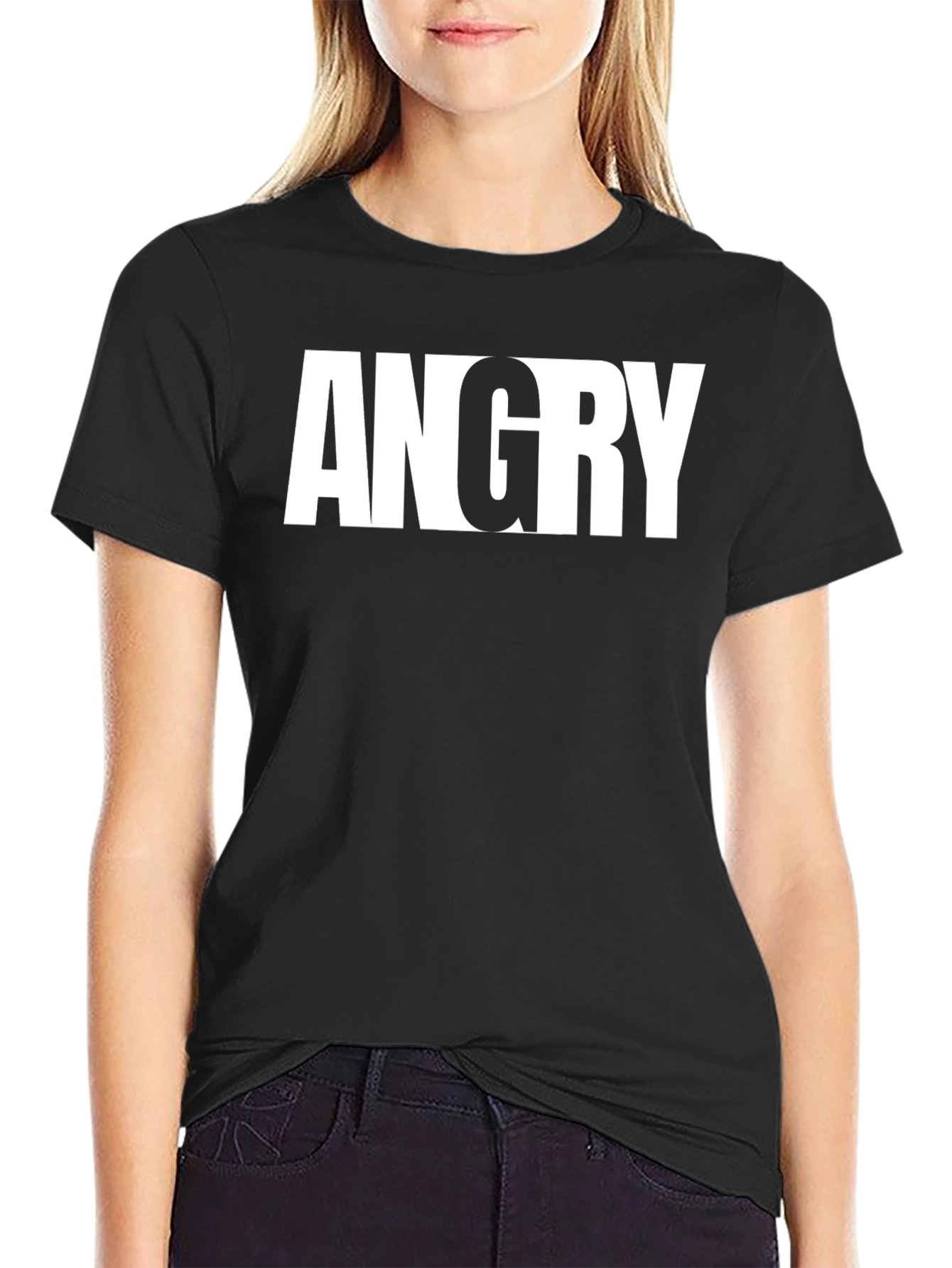 Angry Graphic Tee - Bold Statement Shirt