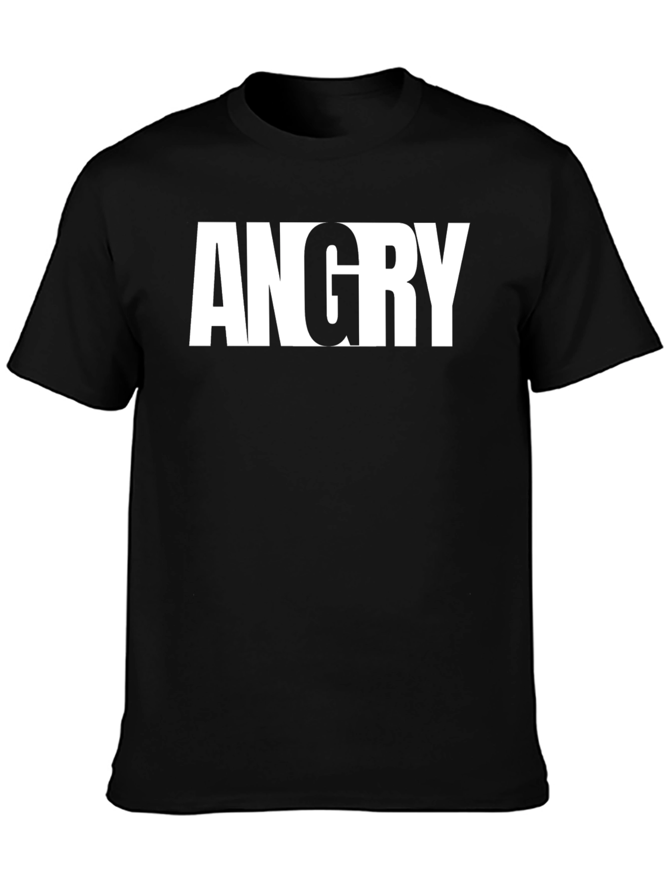 Angry Graphic Tee - Bold Statement Shirt